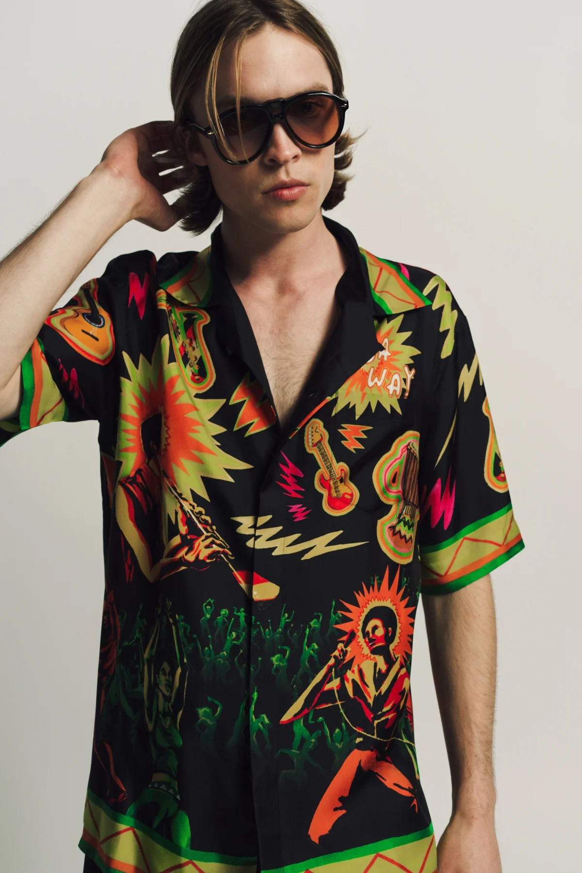 CASABLANCA | MUSIC FOR THE PEOPLE SILK SHIRT - Image 2