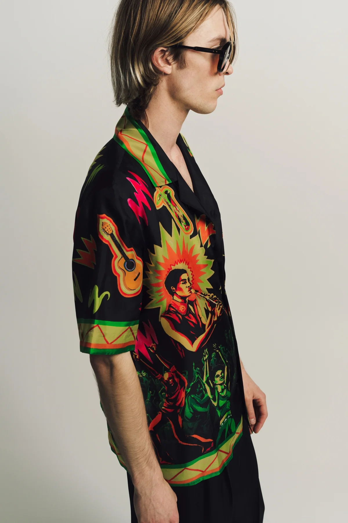 CASABLANCA | MUSIC FOR THE PEOPLE SILK SHIRT - Image 3