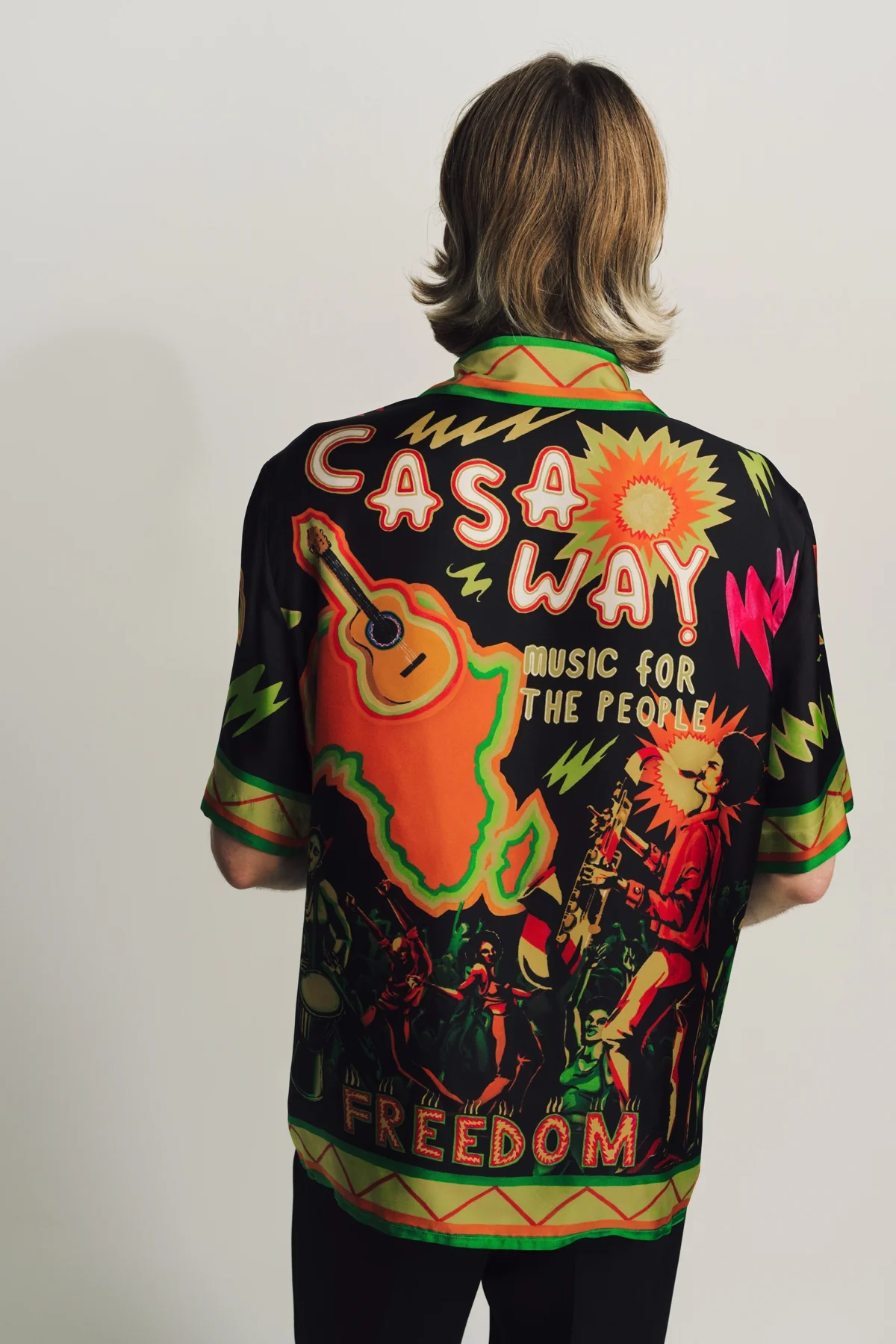 CASABLANCA | MUSIC FOR THE PEOPLE SILK SHIRT - Image 4