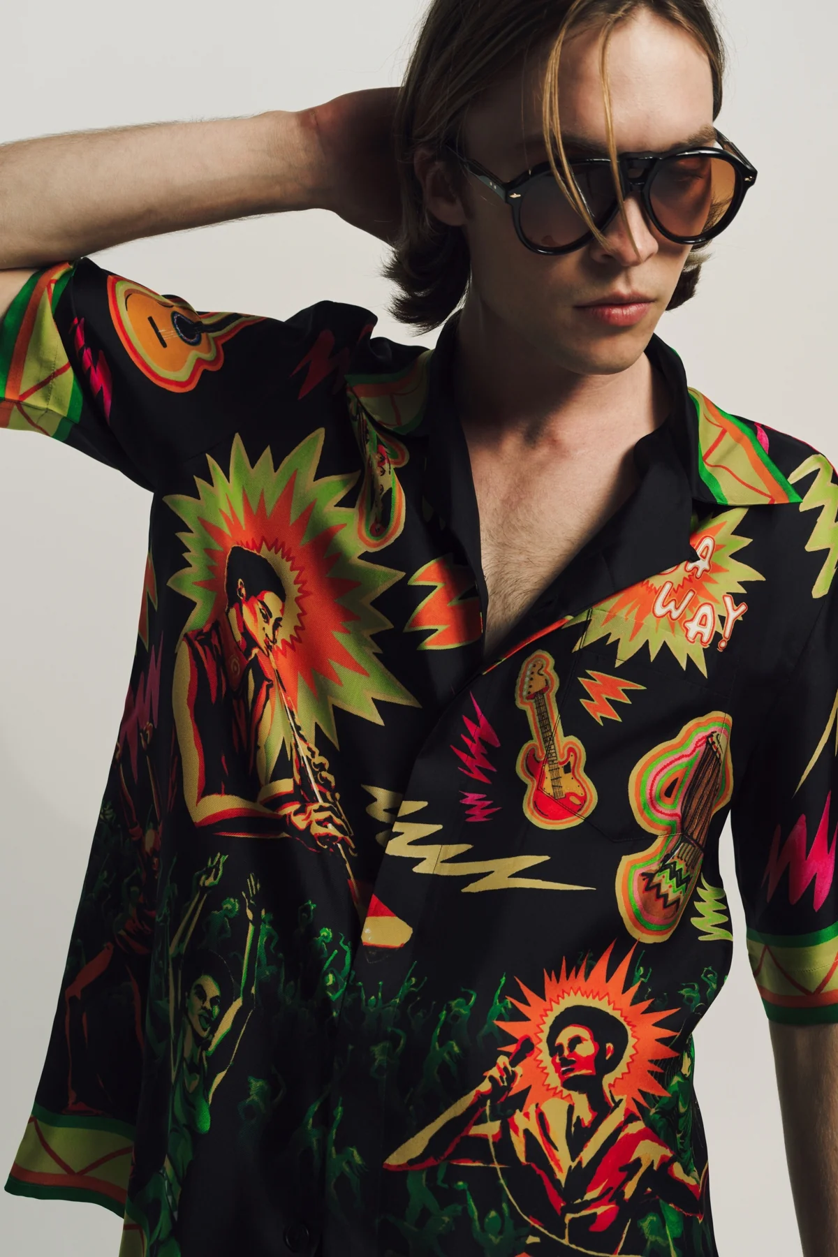 CASABLANCA | MUSIC FOR THE PEOPLE SILK SHIRT - Image 5