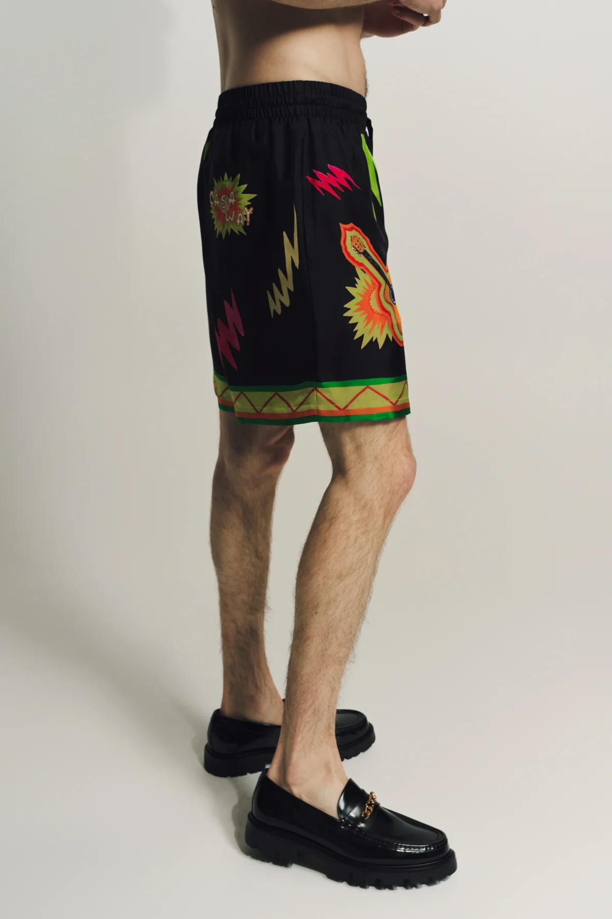 CASABLANCA | MUSIC FOR THE PEOPLE SILK SHORTS - Image 5