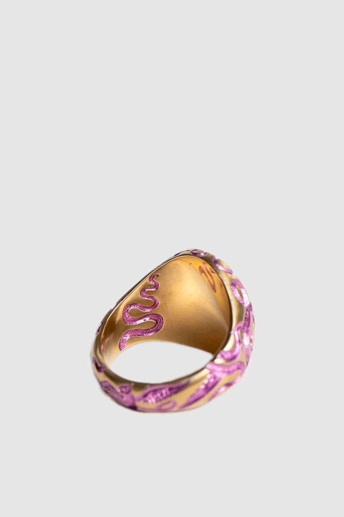 CASTRO SMITH | REVERSE QUEEN COBRA PURPLE & GOLD RING - Image 4