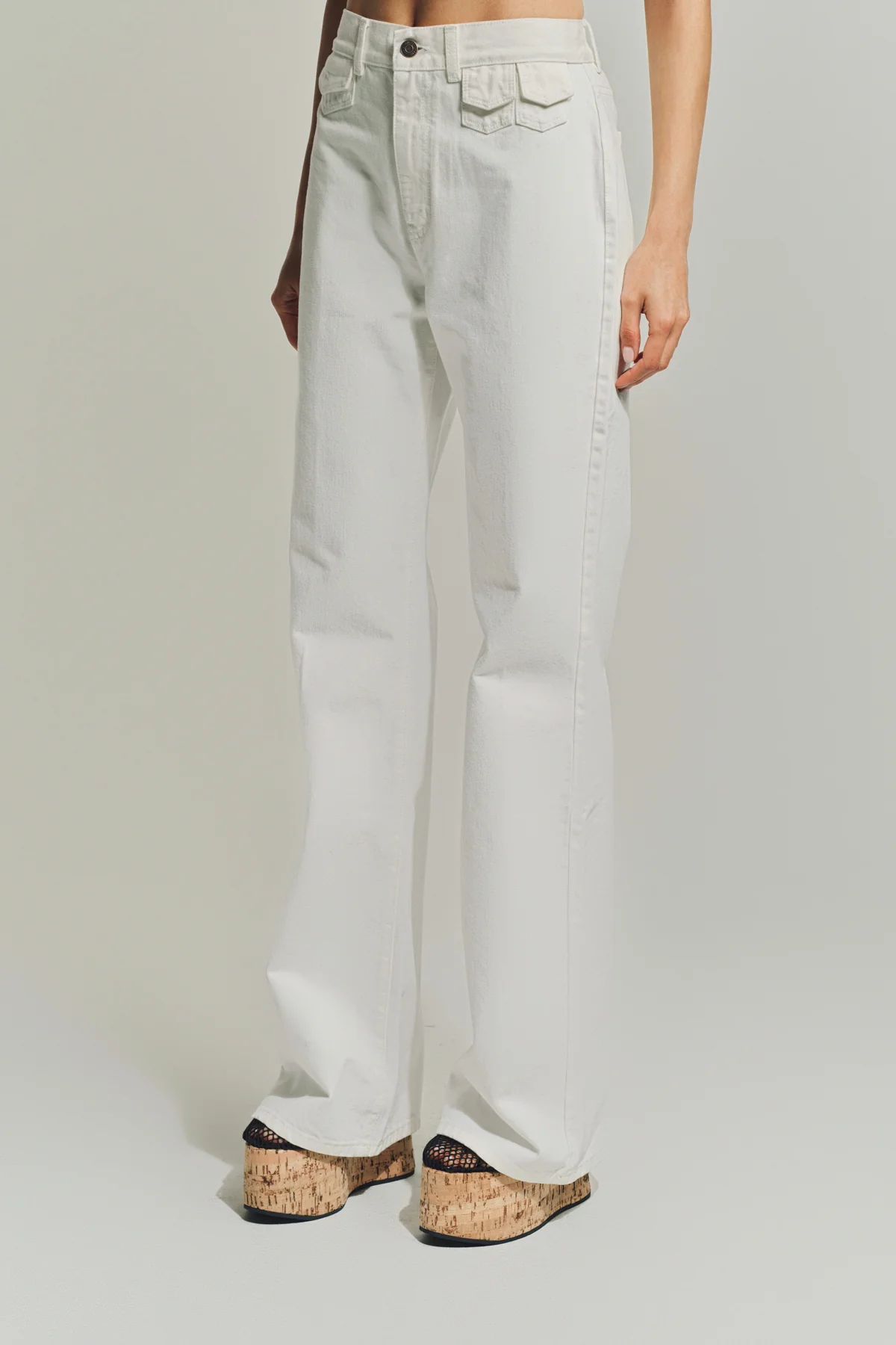 CHLOÉ | HIGH-RISE FLARE JEANS IN DENIM - Image 3