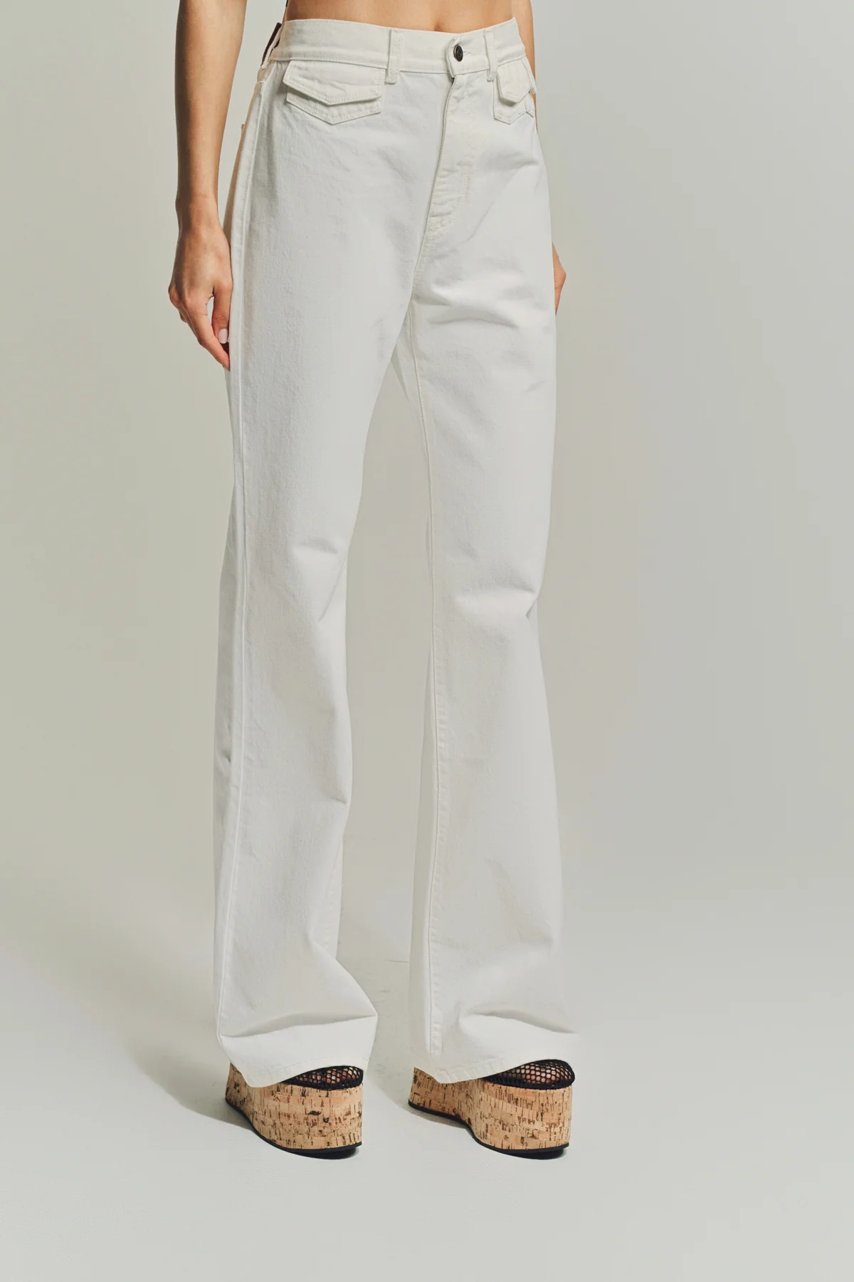 CHLOÉ | HIGH-RISE FLARE JEANS IN DENIM - Image 4