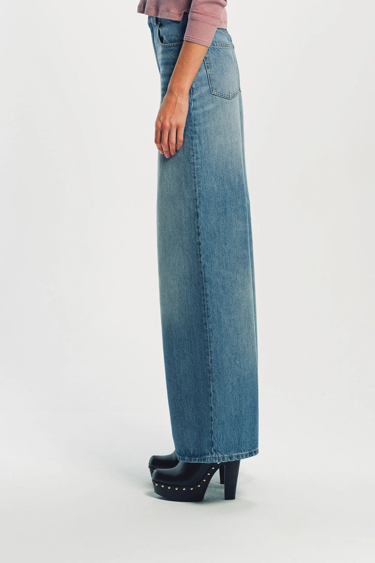 CHLOÉ | HIGH-RISE WIDE-LEG JEANS IN DENIM - Image 3