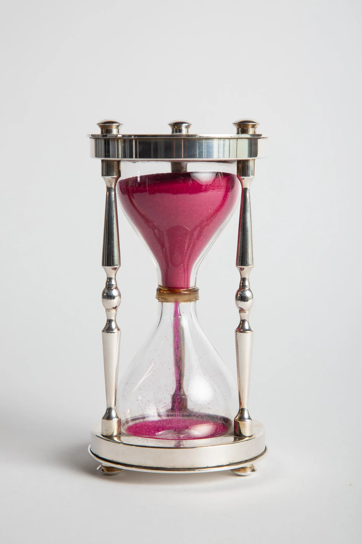 CHRISTOFLE | 1970'S SILVER PLATED HOURGLASS - Image 2