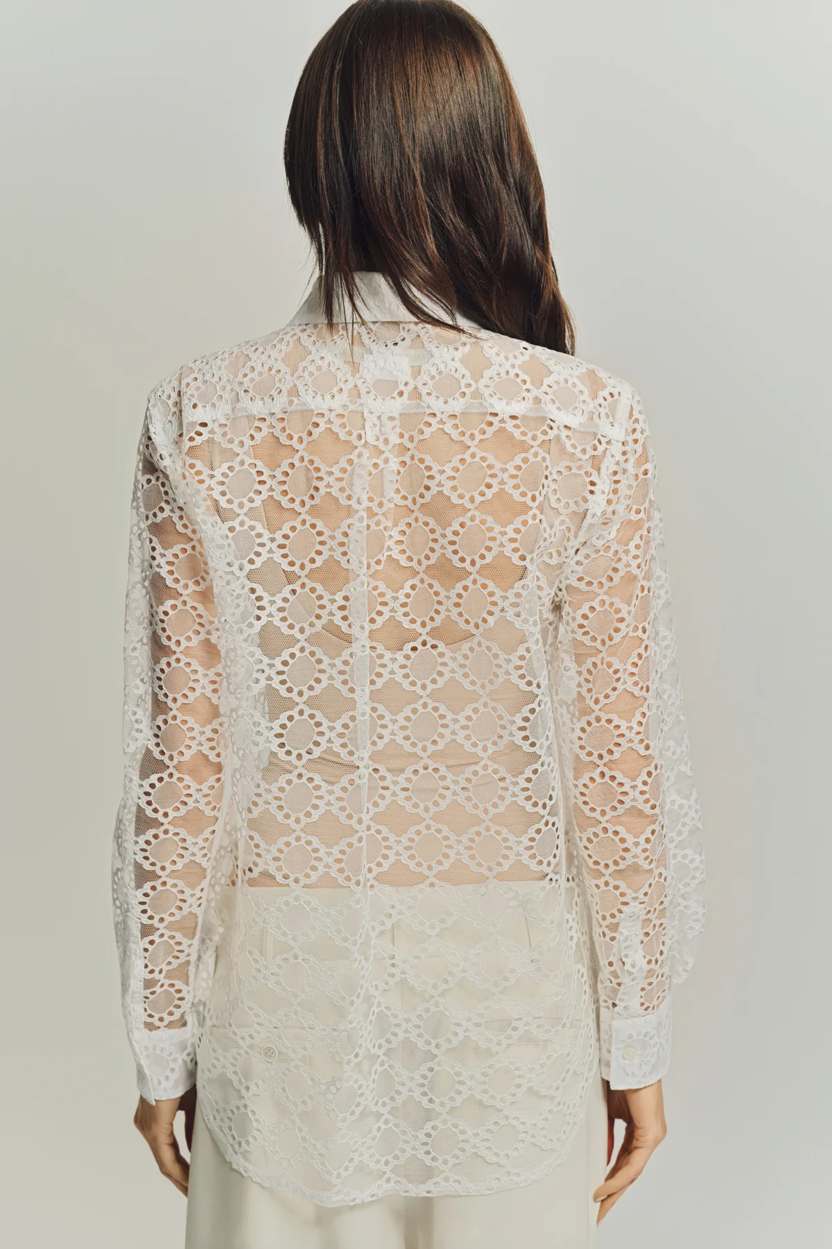 COMME DES GARCONS | COTTON X TULLE BLOUSE - Image 5