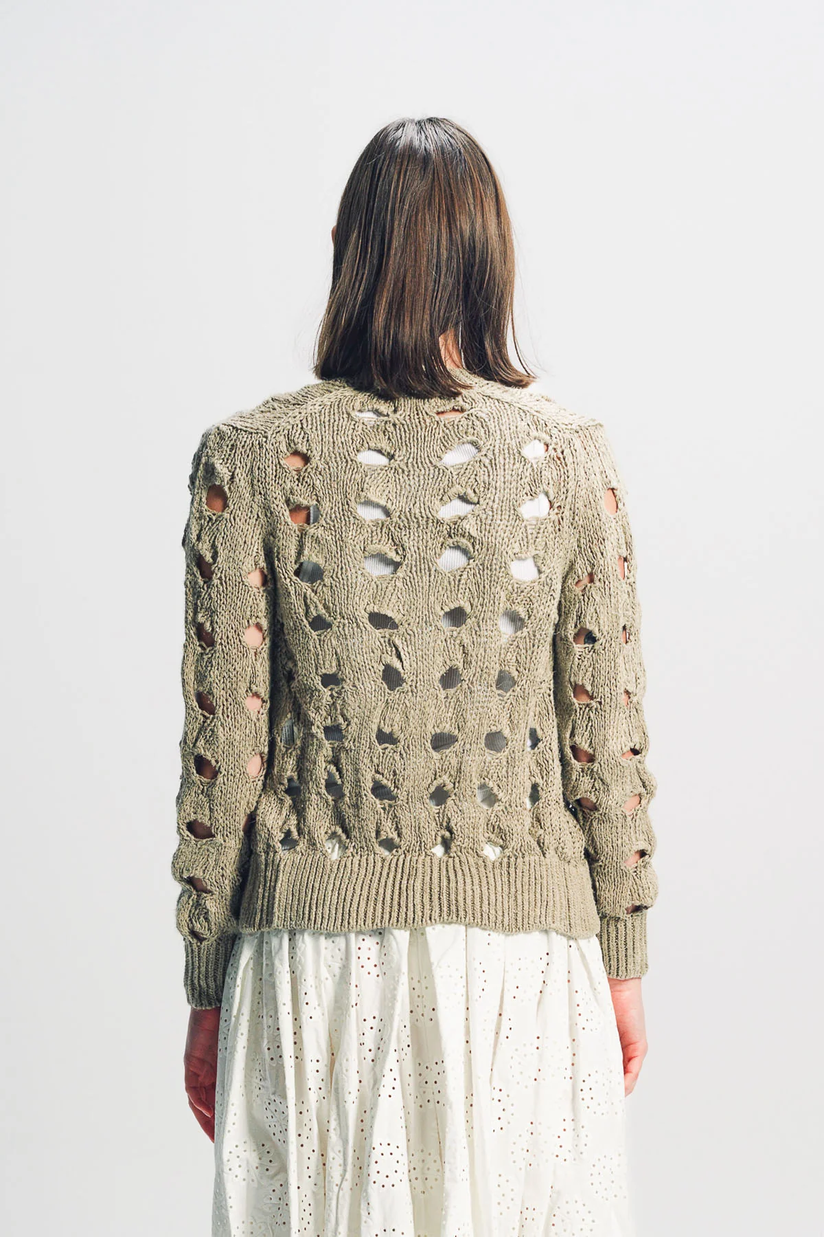 COMME DES GARCONS | HEMP PATTERN CARDIGAN - Image 4