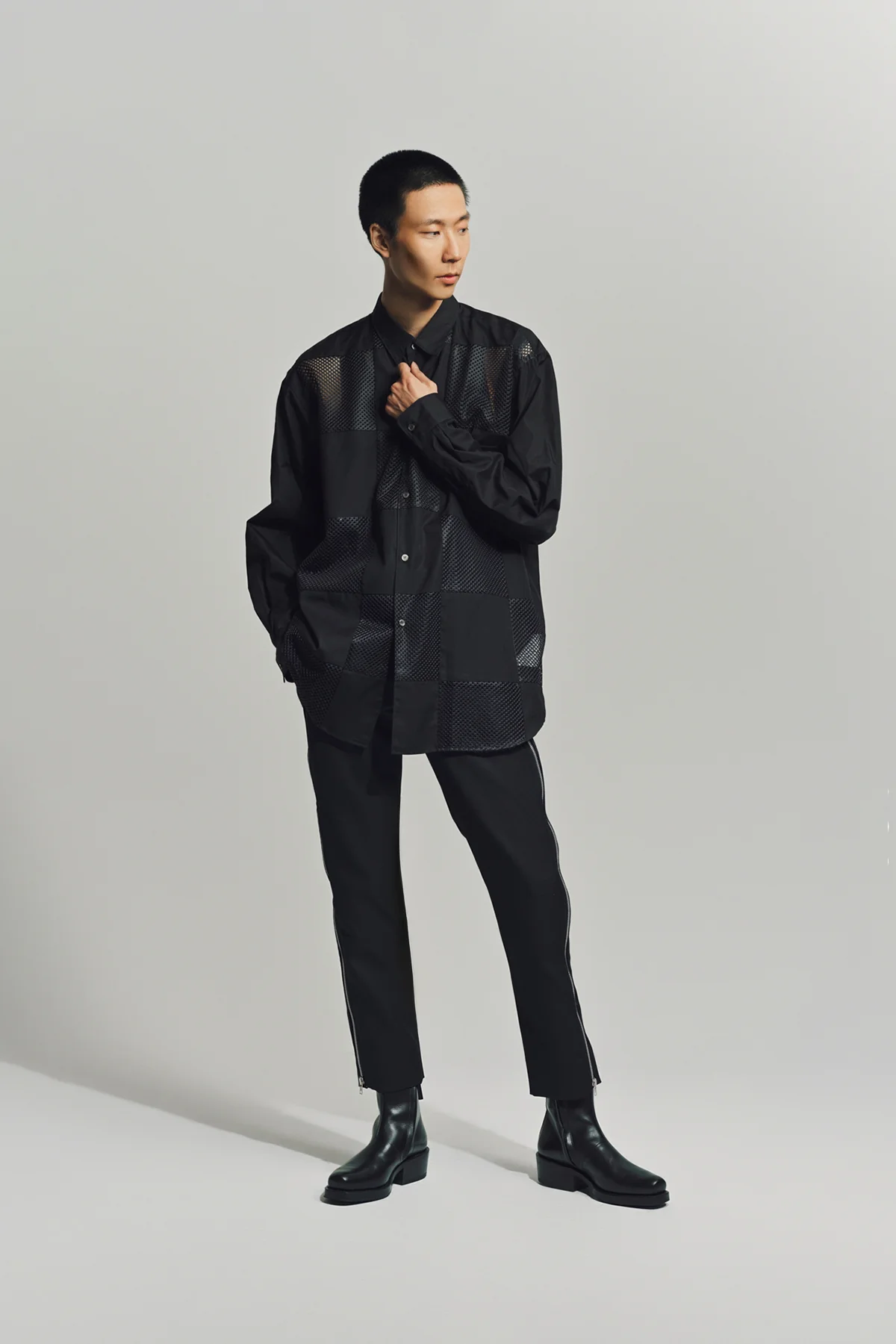 COMME DES GARCONS HOMME PLUS | BROAD/POLLY LONG SLEEVE SHIRT