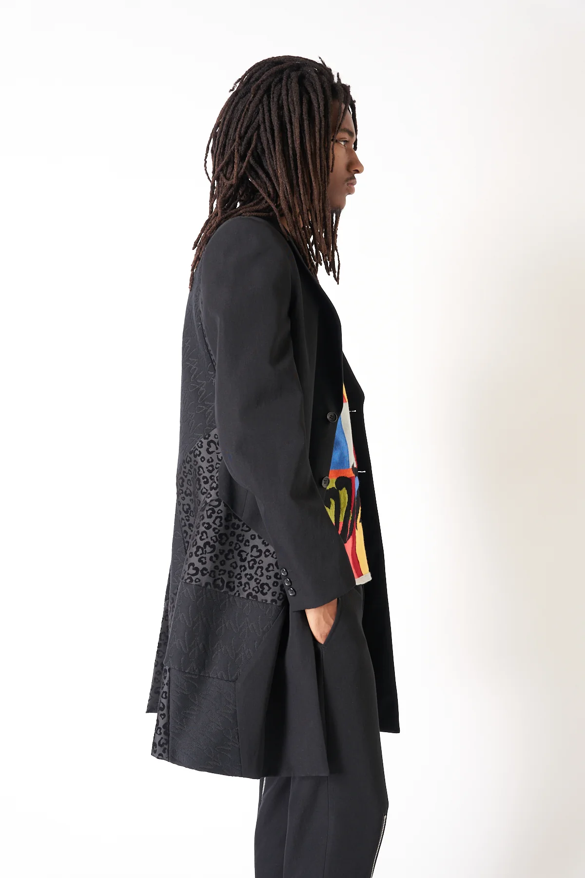 COMME DES GARÇONS HOMME PLUS | FLOCK PRINT COAT - Image 3