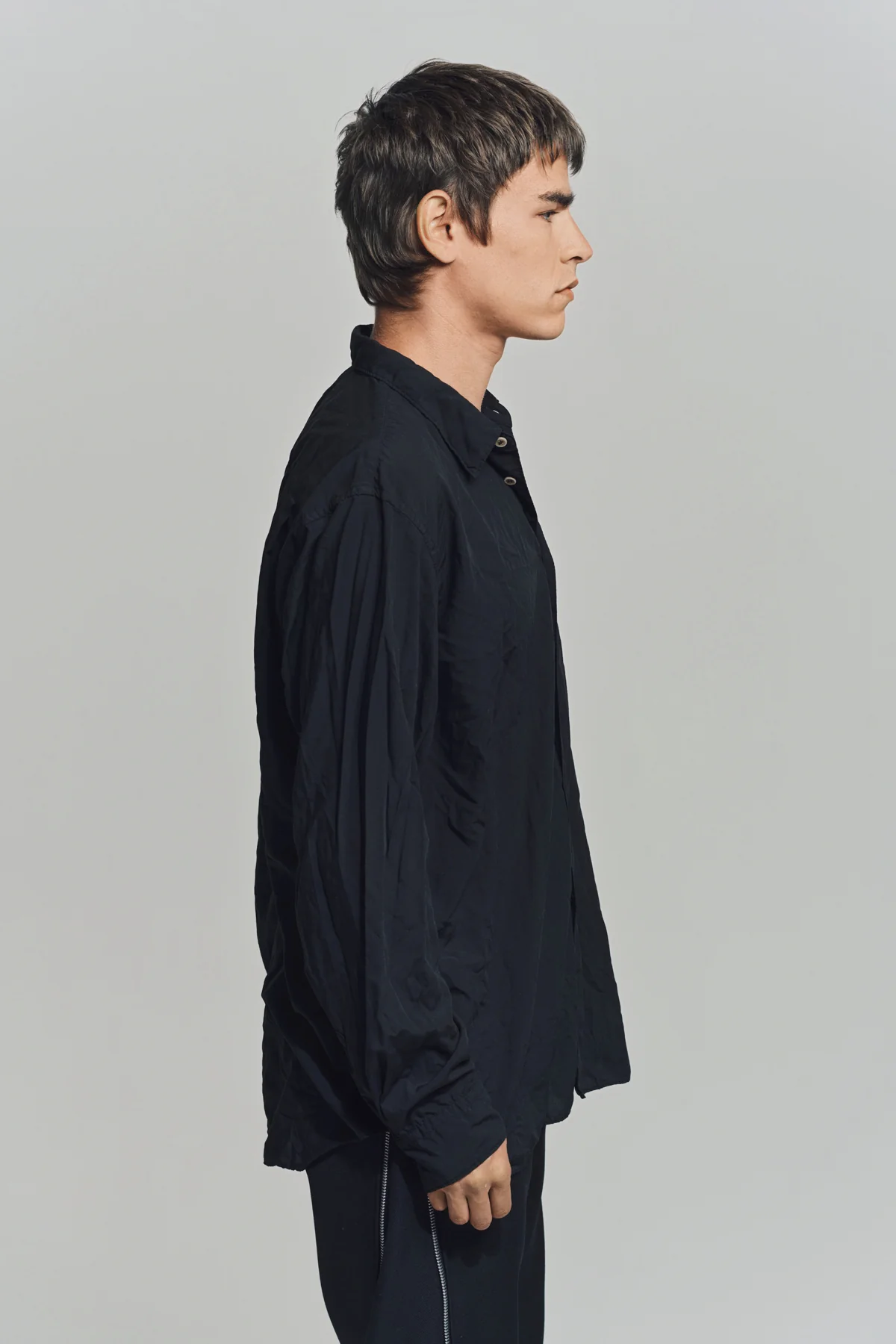 COMME DES GARCONS HOMME PLUS | POLY BROAD LONG SLEEVE SHIRT - Image 5