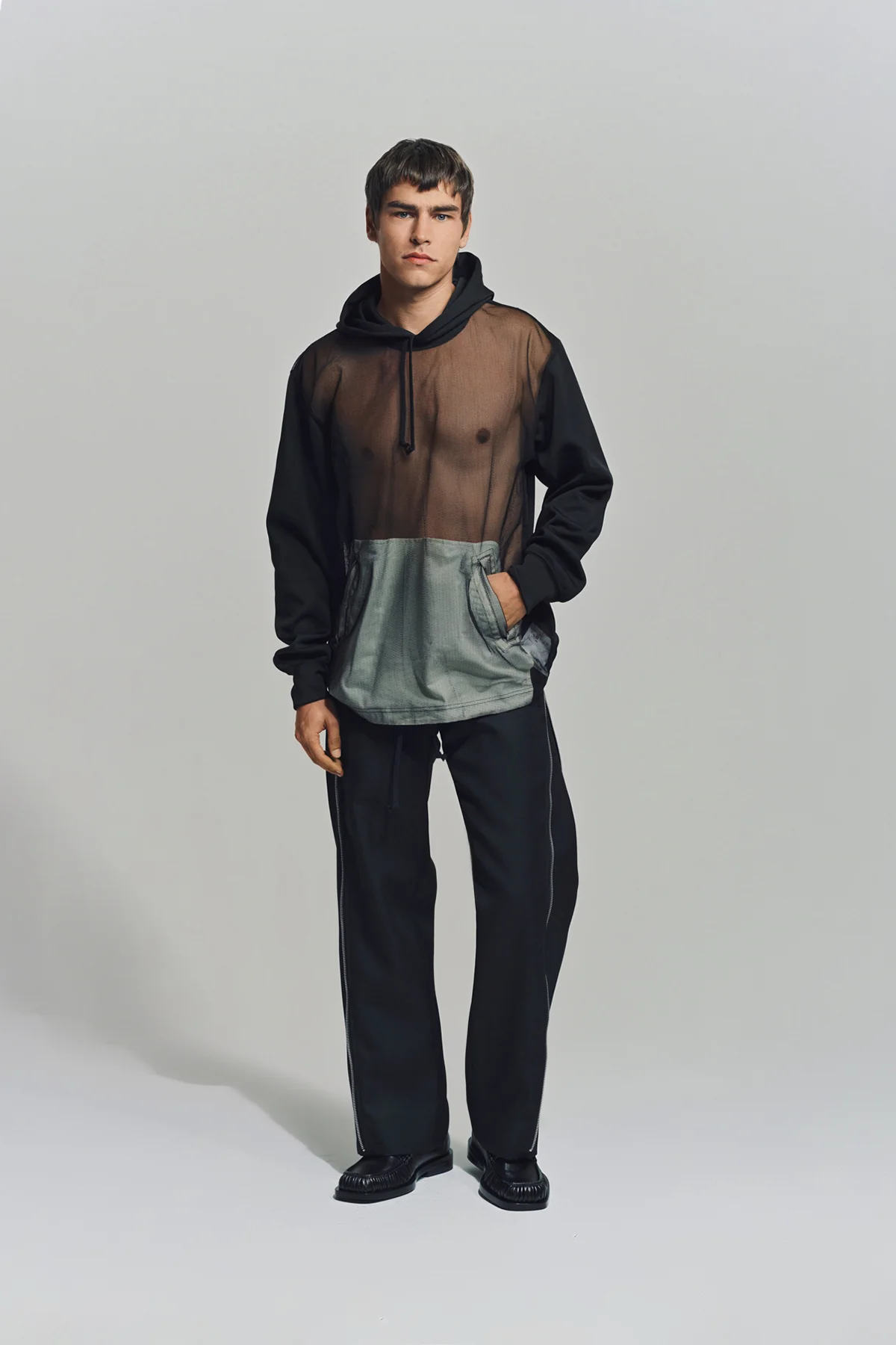 COMME DES GARCONS HOMME PLUS | POLY NYLON HOODIE