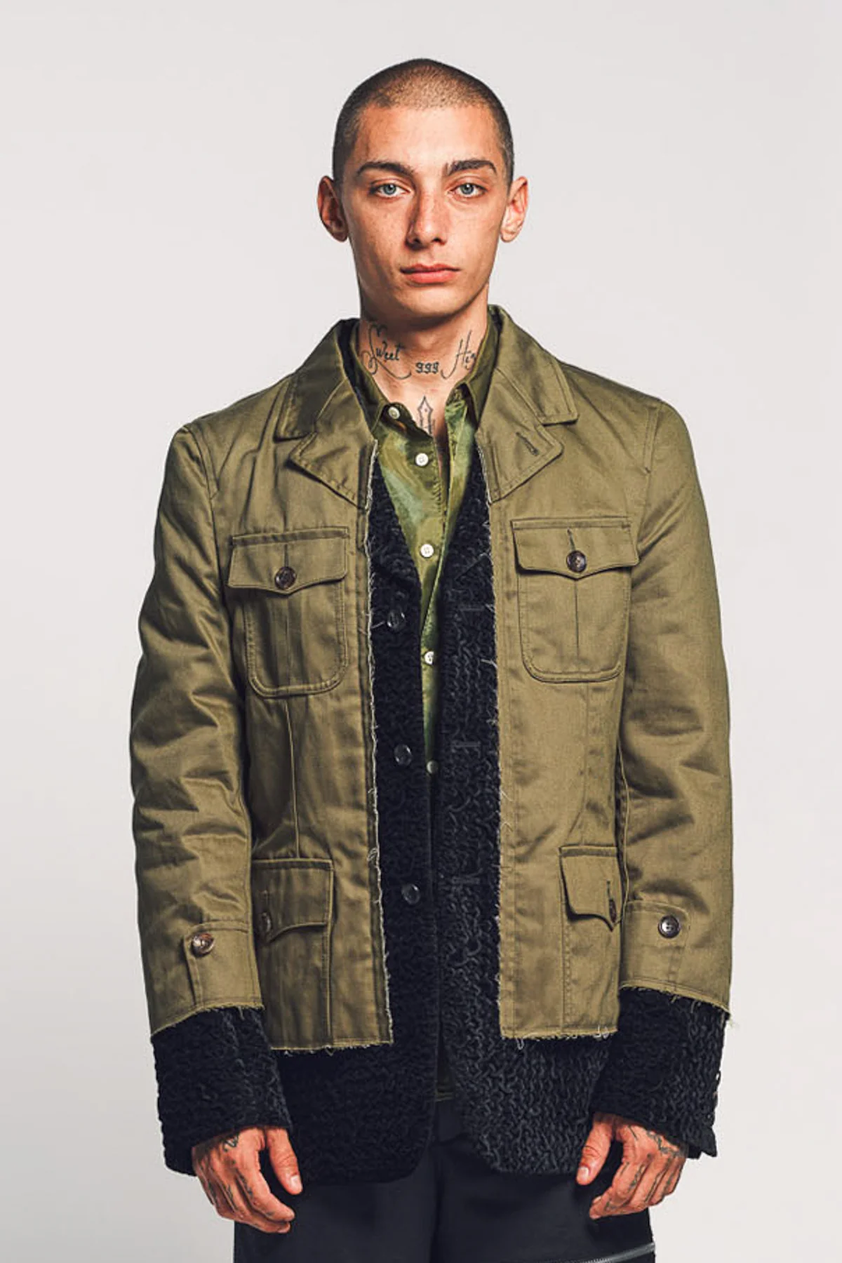 COMME DES GARCONS HOMME PLUS | RAYON POLY VELVET BLAZER - Image 2