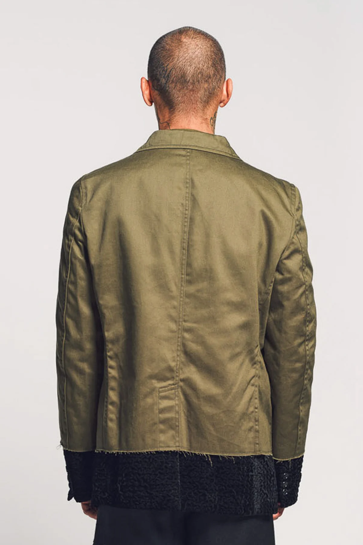 COMME DES GARCONS HOMME PLUS | RAYON POLY VELVET BLAZER - Image 4