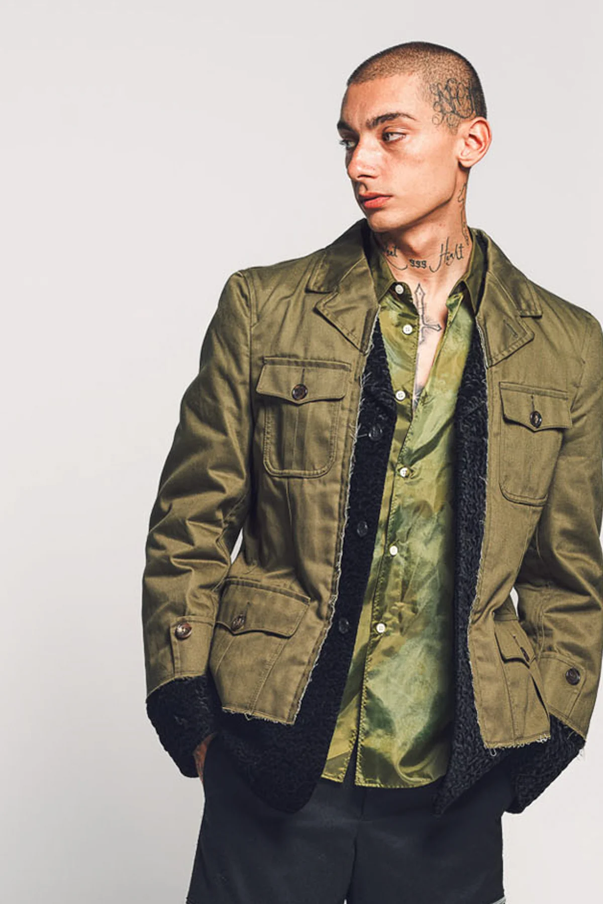COMME DES GARCONS HOMME PLUS | RAYON POLY VELVET BLAZER - Image 5
