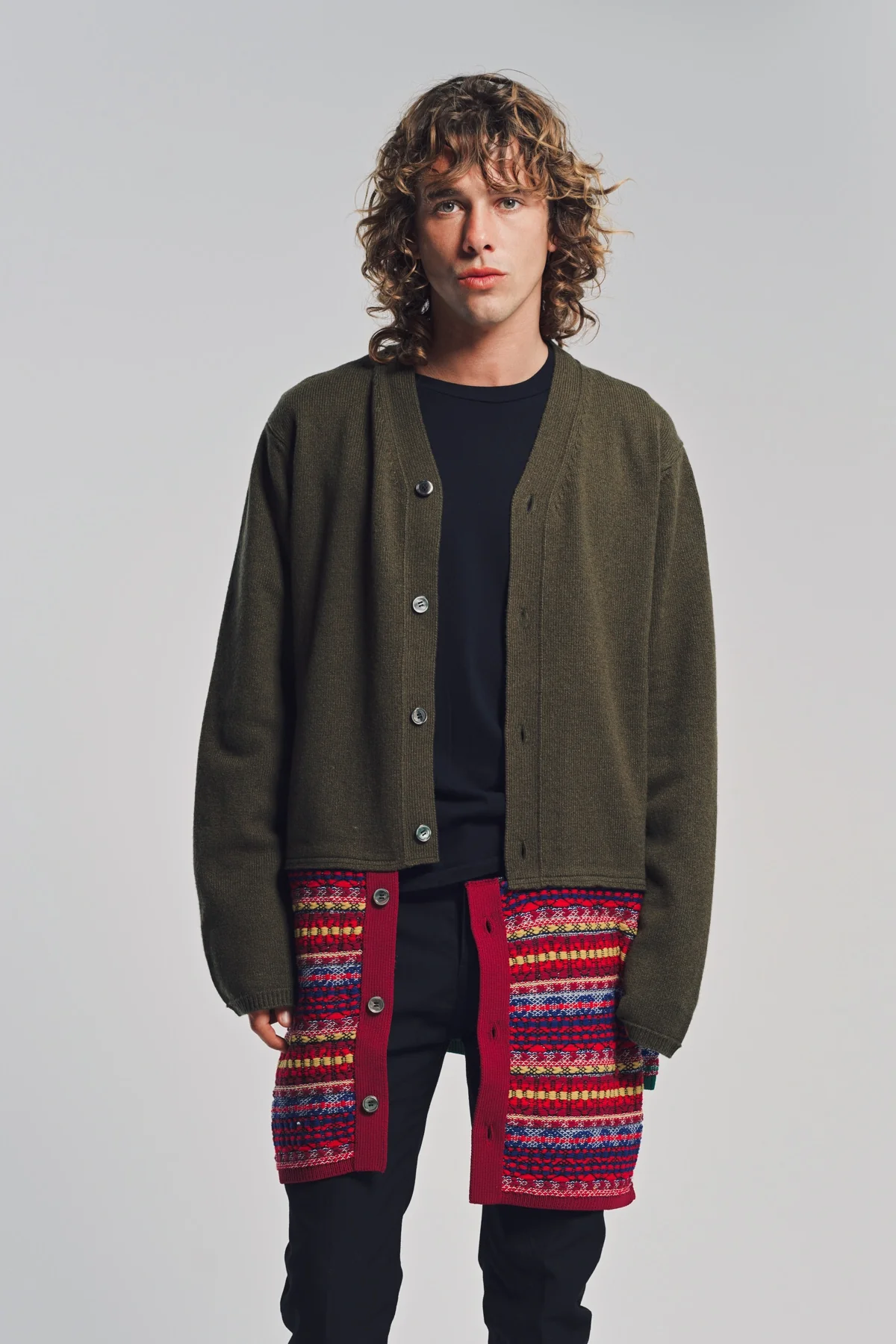 COMME DES GARCONS HOMME PLUS | SPLIT CARDIGAN - Image 2