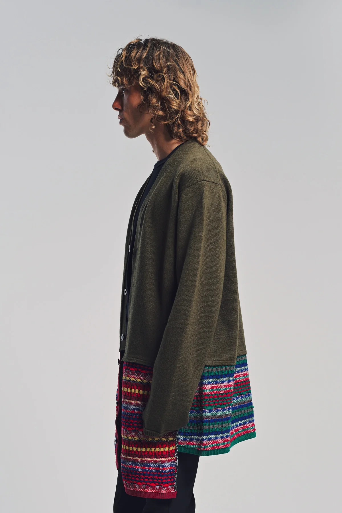 COMME DES GARCONS HOMME PLUS | SPLIT CARDIGAN - Image 3