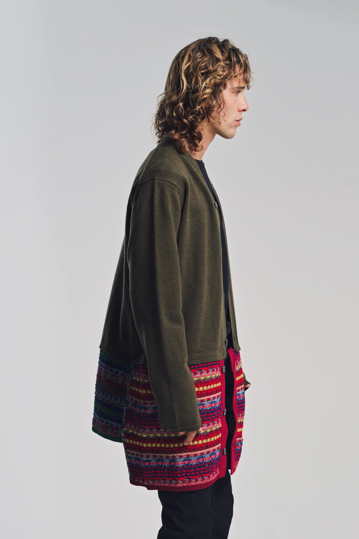 COMME DES GARCONS HOMME PLUS | SPLIT CARDIGAN - Image 5