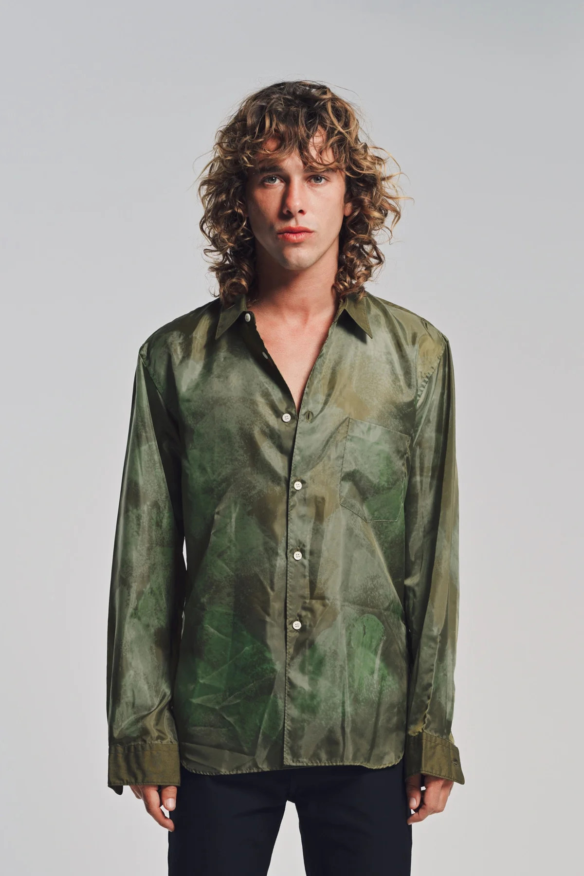 COMME DES GARCONS HOMME PLUS | TAFFETA LONG SLEEVE SHIRT - Image 2