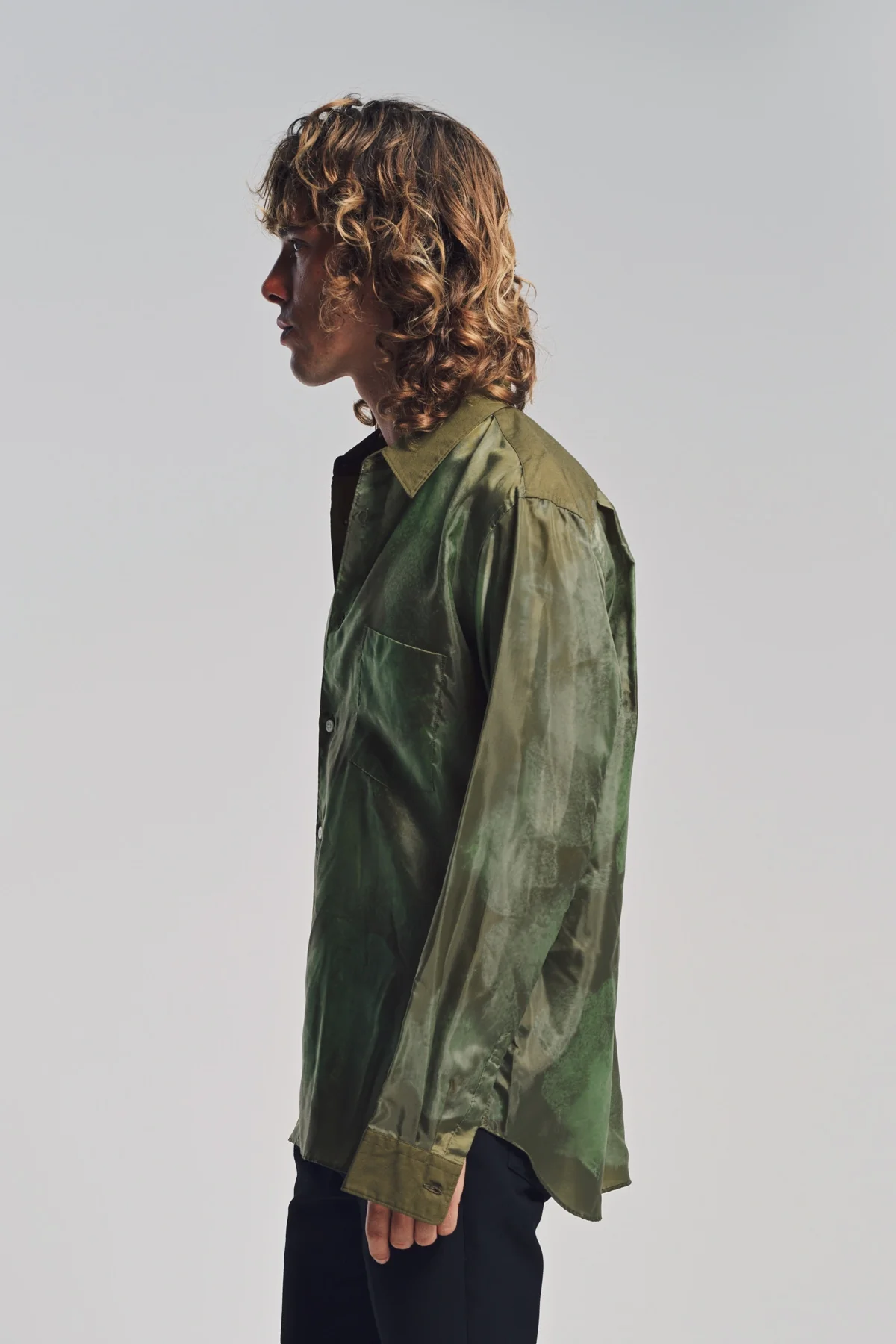 COMME DES GARCONS HOMME PLUS | TAFFETA LONG SLEEVE SHIRT - Image 3