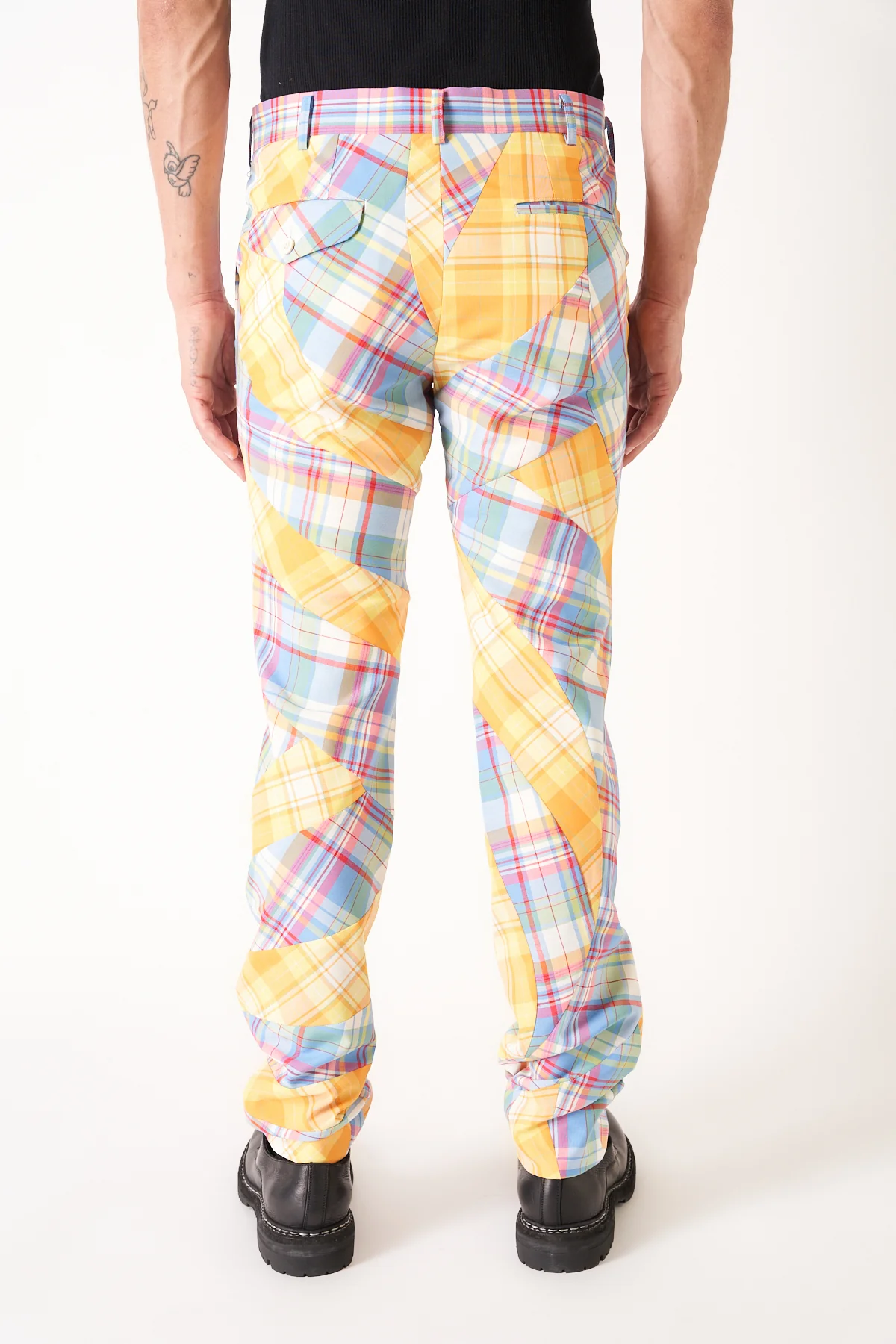 COMME DES GARÇONS HOMME PLUS | TARTAN CHECK PANTS - Image 4