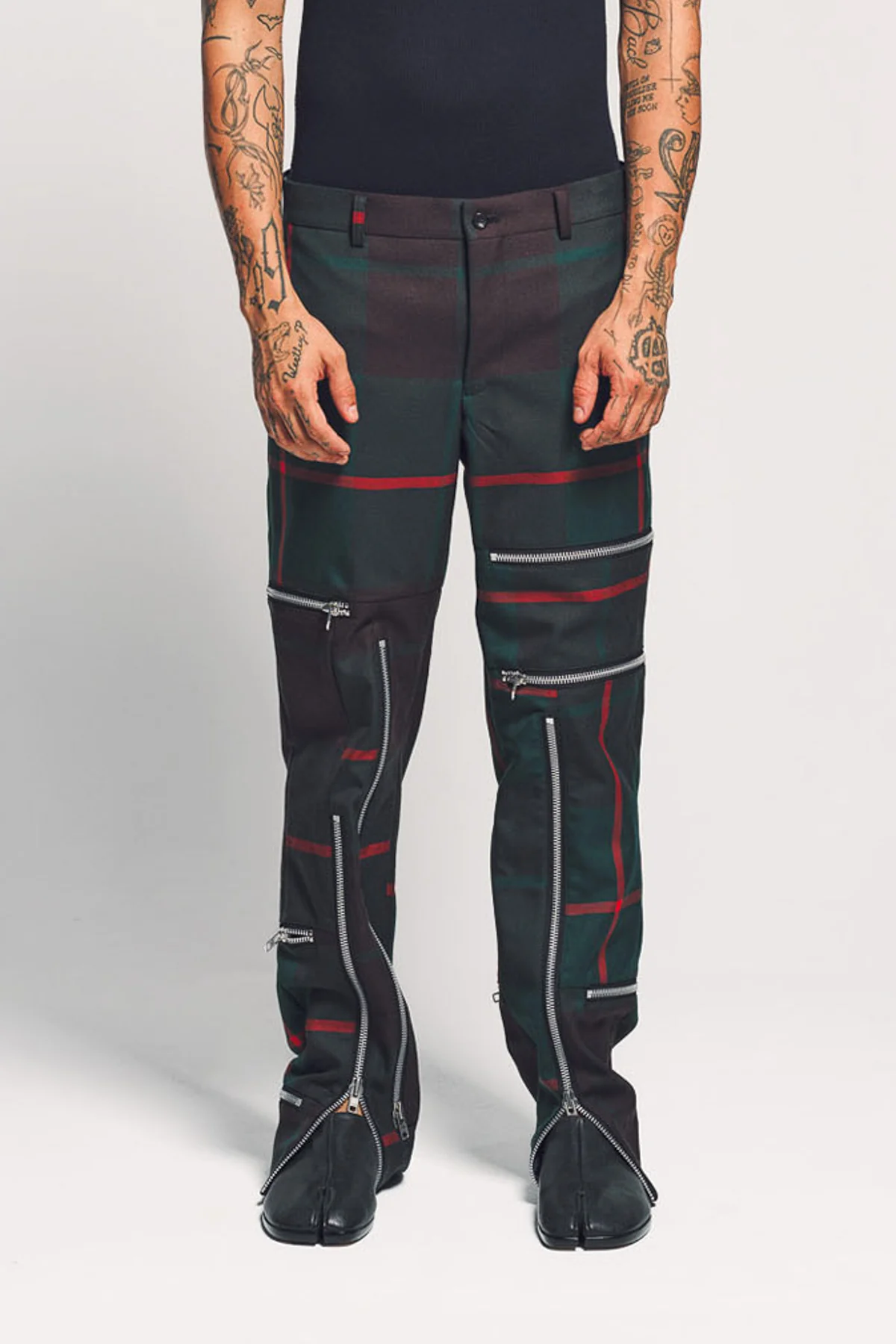 COMME DES GARCONS HOMME PLUS | TARTAN PANTS - Image 2