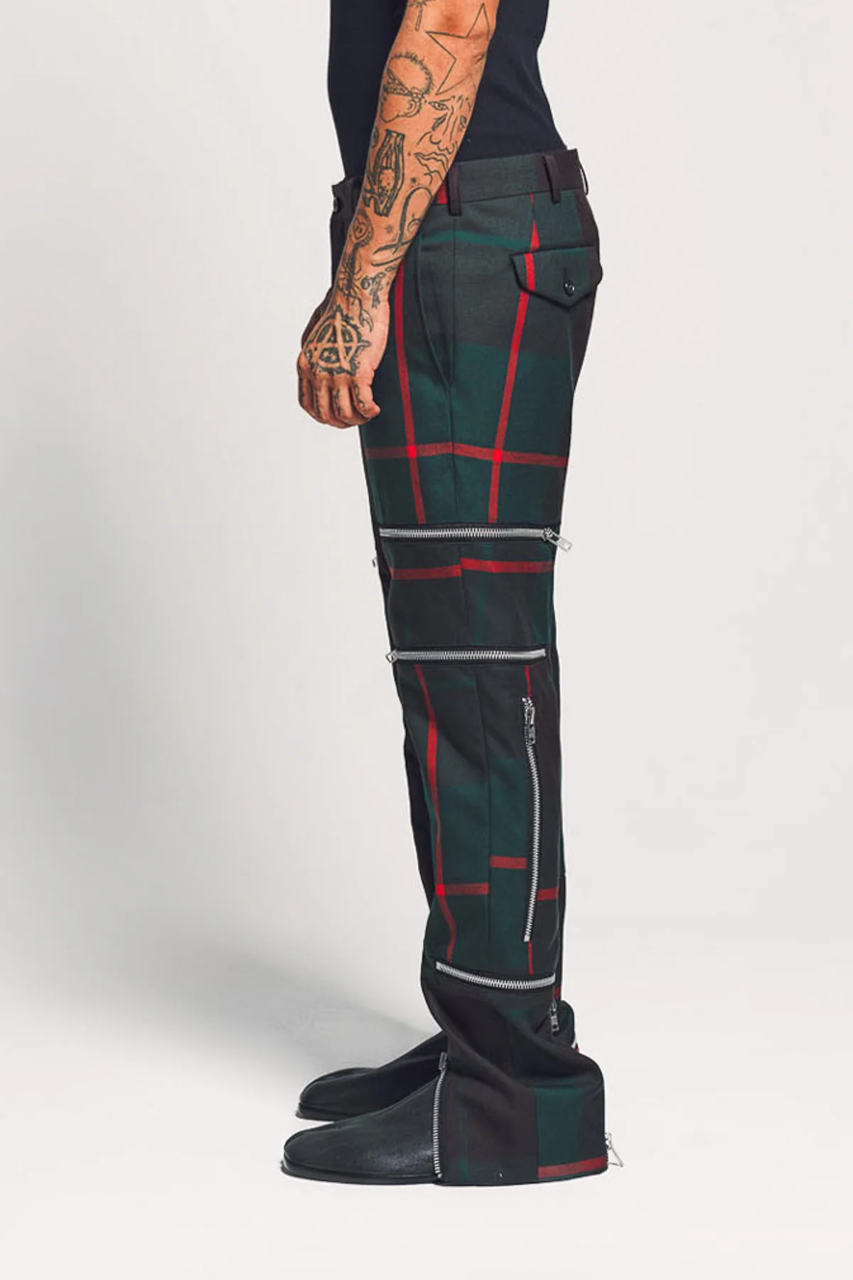 COMME DES GARCONS HOMME PLUS | TARTAN PANTS - Image 3
