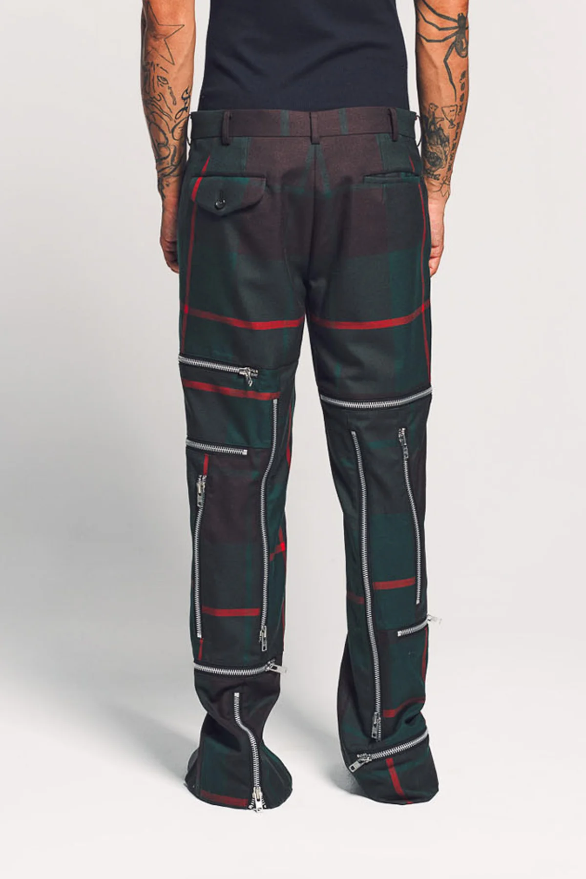 COMME DES GARCONS HOMME PLUS | TARTAN PANTS - Image 4