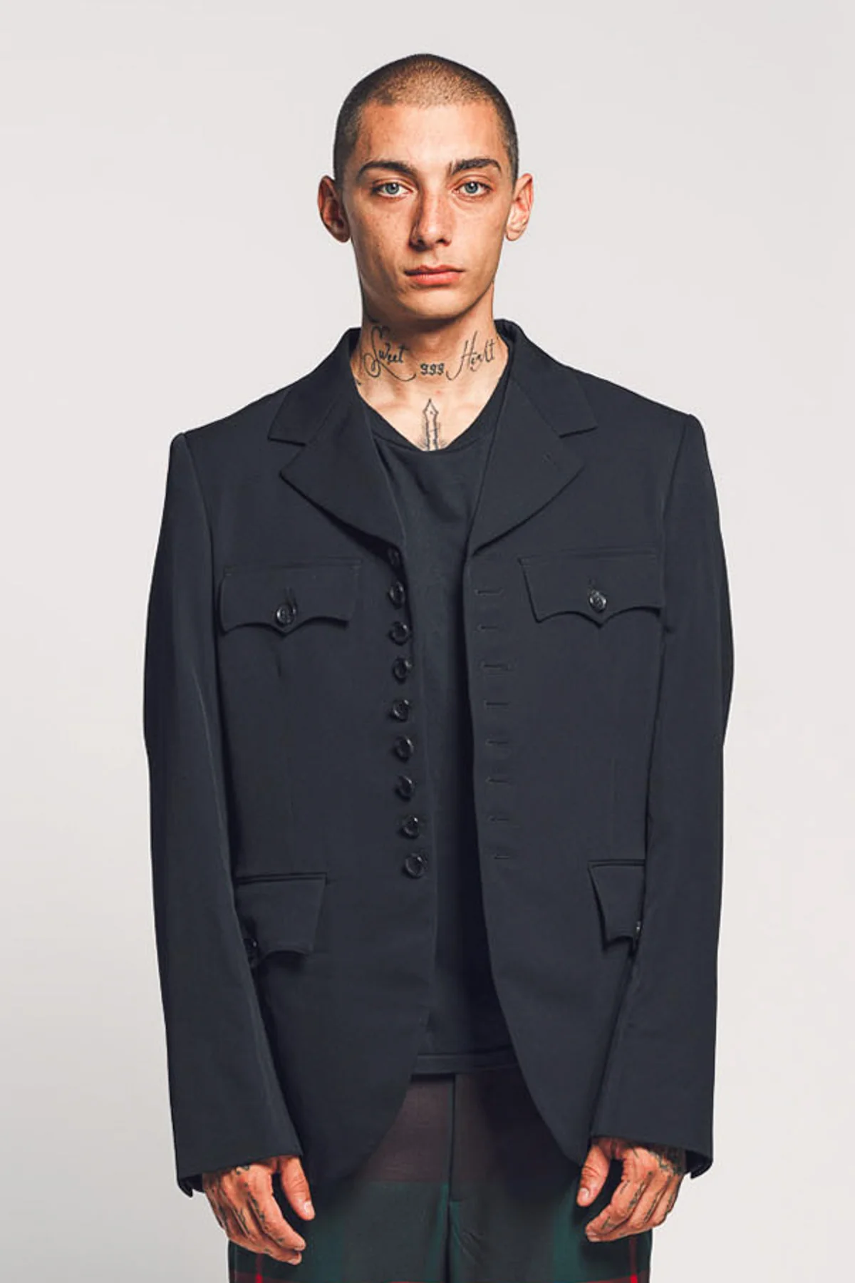 COMME DES GARCONS HOMME PLUS | WOOL GABARDINE BLAZER - Image 2