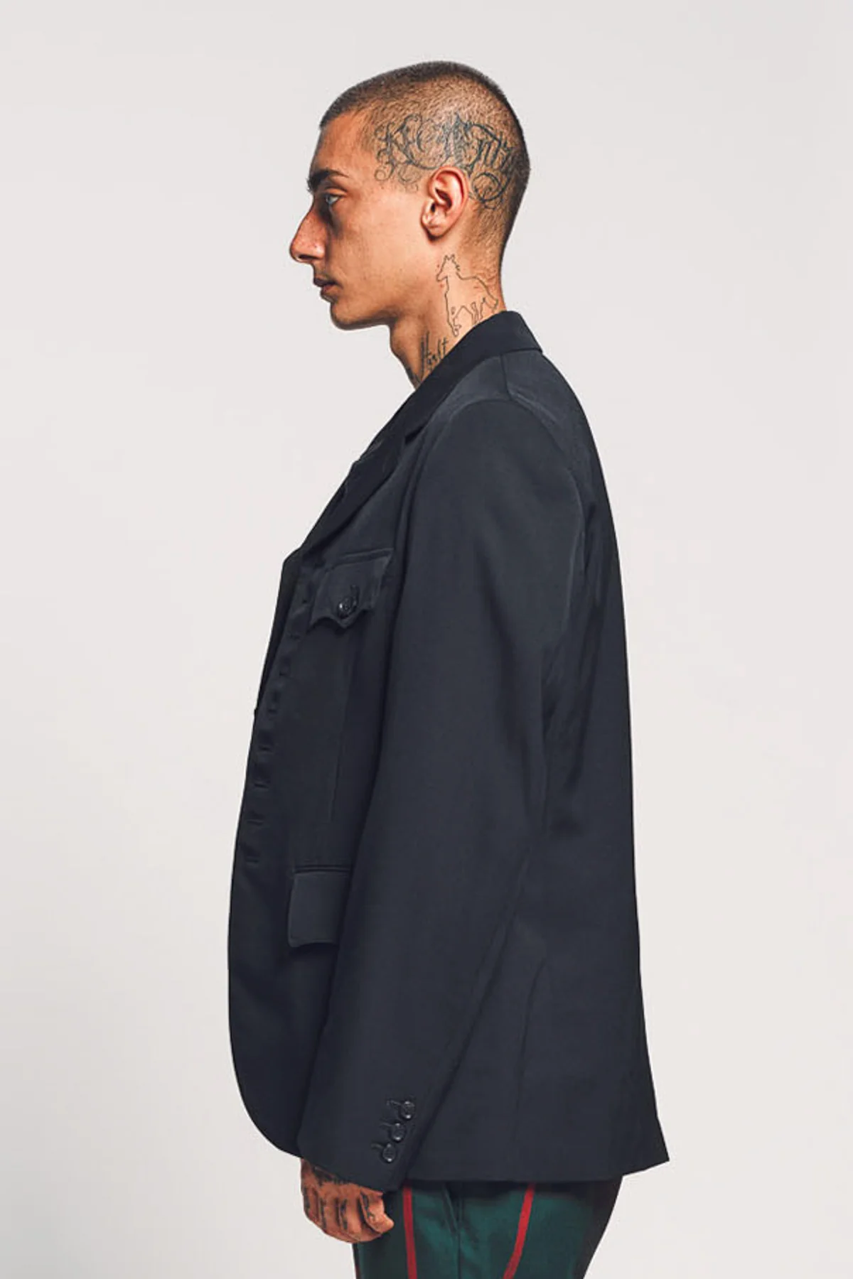 COMME DES GARCONS HOMME PLUS | WOOL GABARDINE BLAZER - Image 3