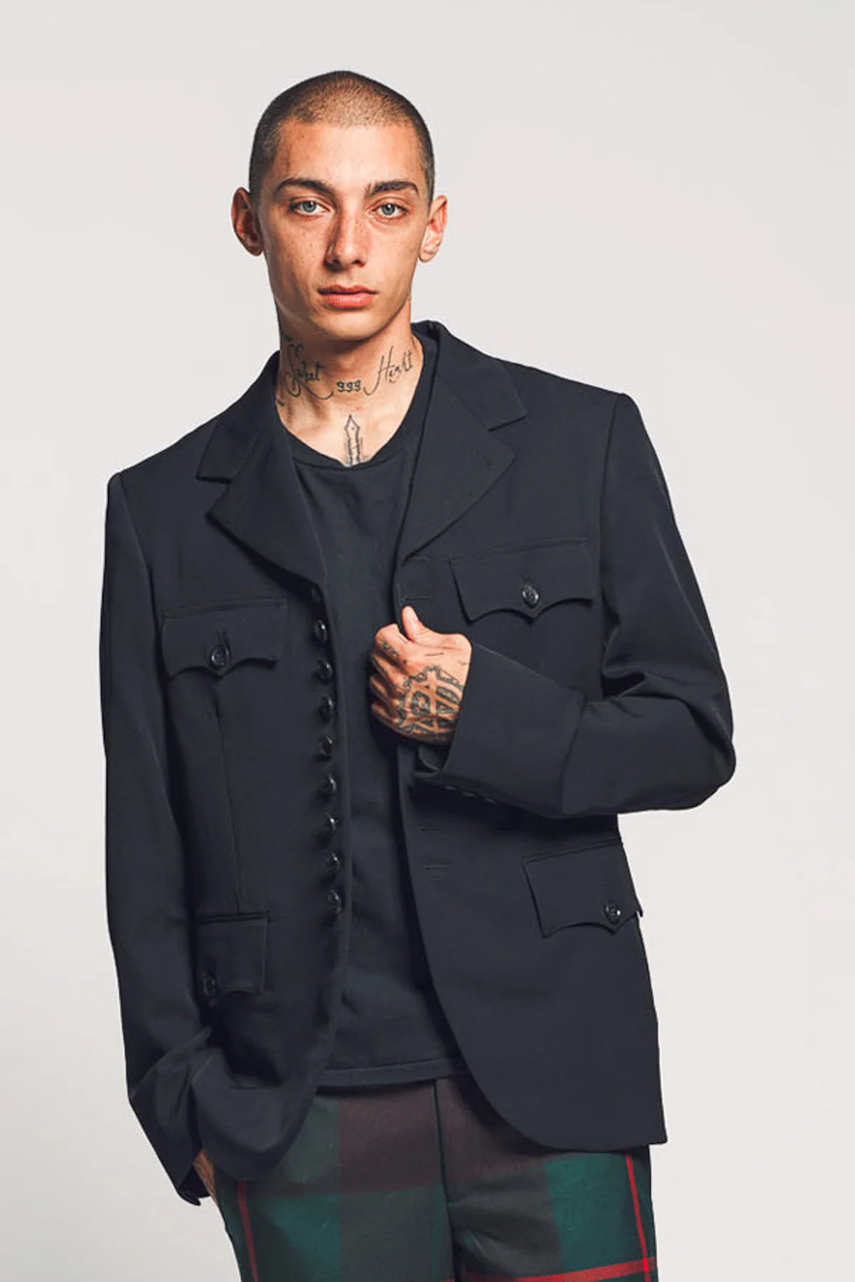 COMME DES GARCONS HOMME PLUS | WOOL GABARDINE BLAZER - Image 5