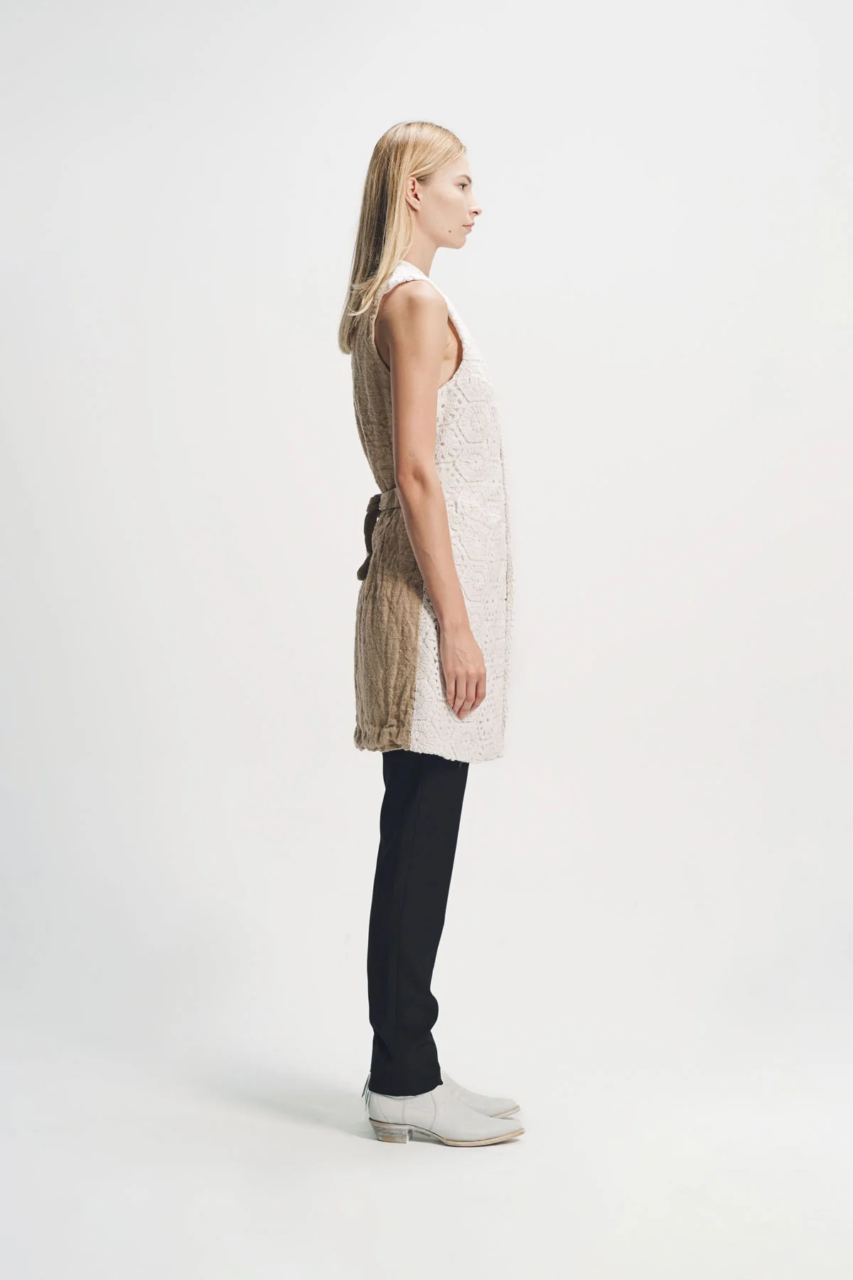 Comme Des Garcons | Lace Jute Vest - Image 5