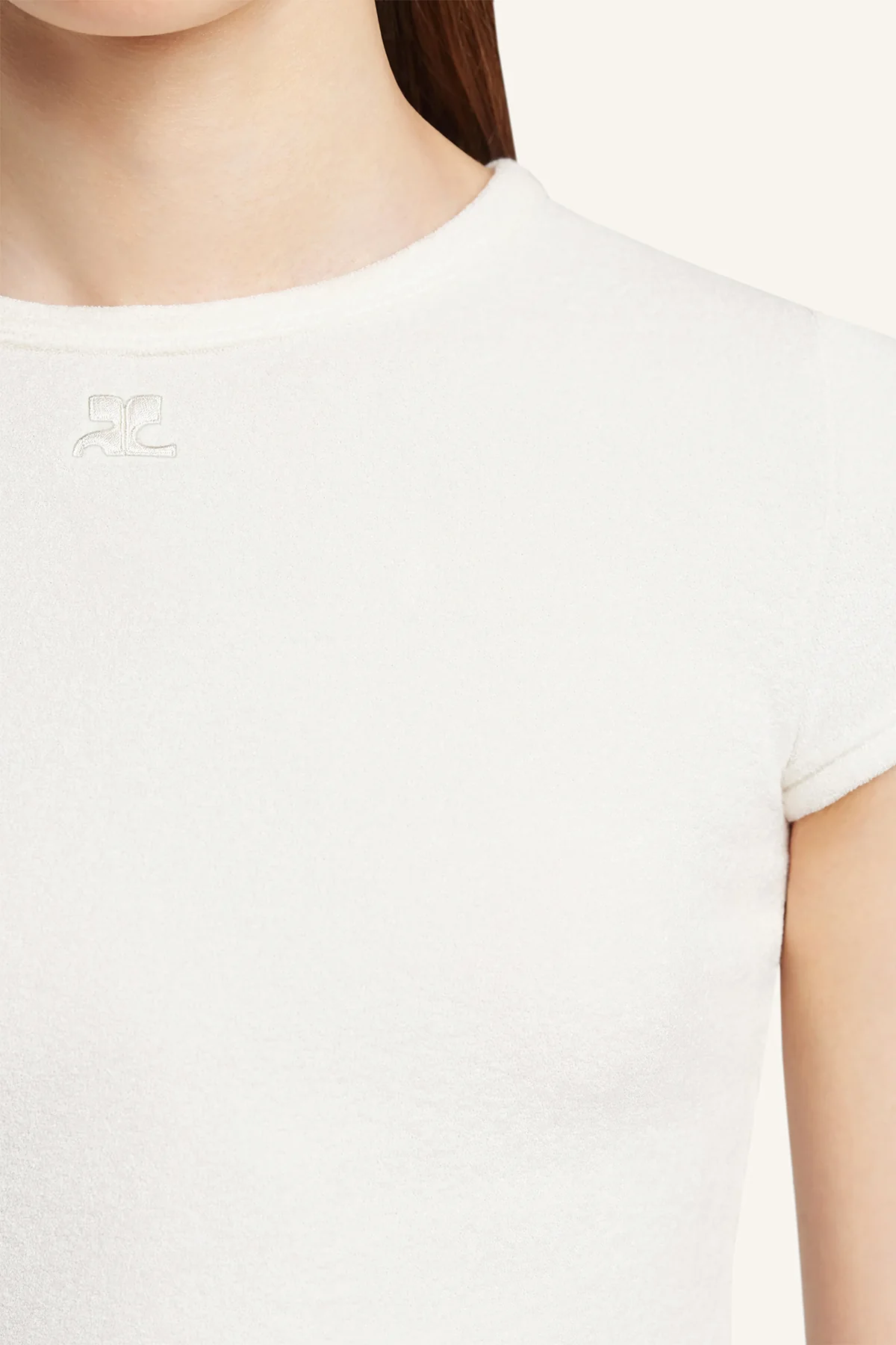 COURRÈGES | BABY SPONGY T-SHIRT - Image 4