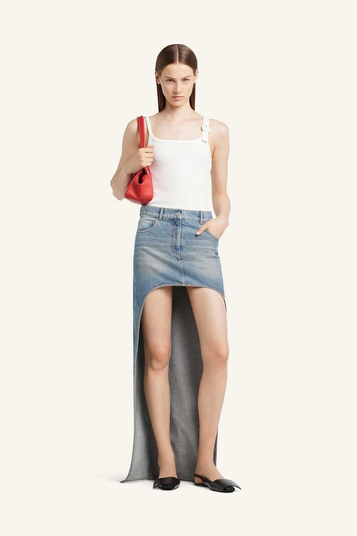 COURRÈGES | BUCKLE 90'S RIB TANK - Image 2