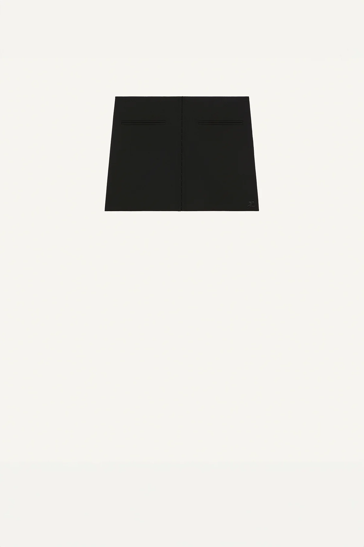 COURRÈGES | HERITAGE CLIPPED MINI SKIRT