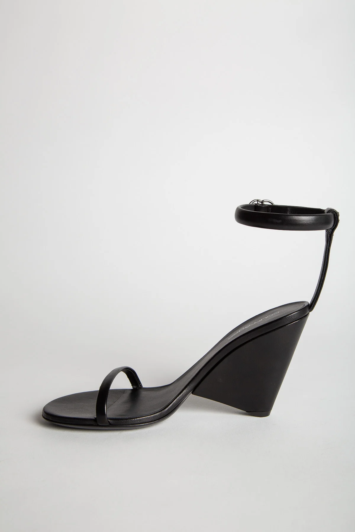 COURRÈGES | OBLIQUE LEATHER SANDALS - Image 12