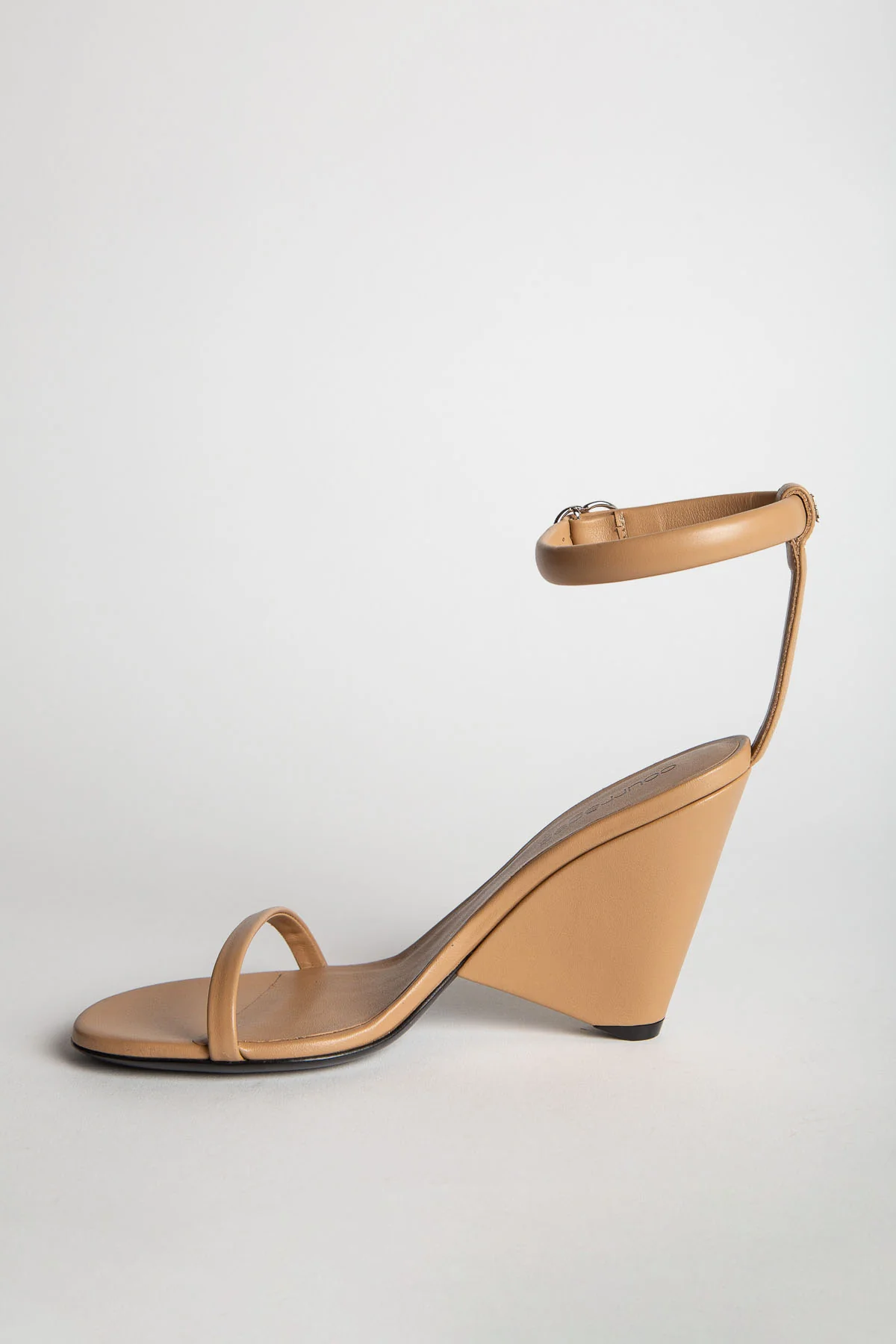 COURRÈGES | OBLIQUE LEATHER SANDALS - Image 7
