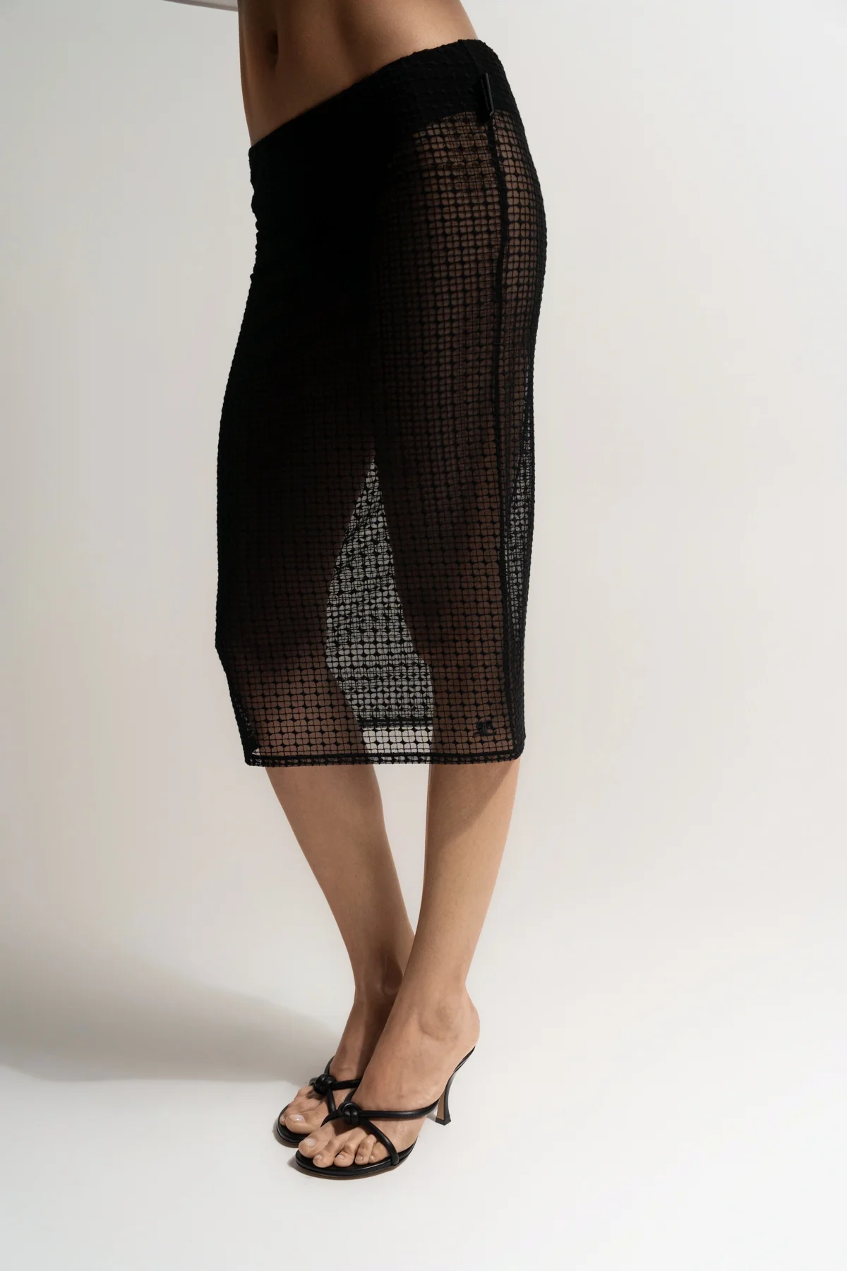 COURRÈGES | TUBE LACE SKIRT - Image 3