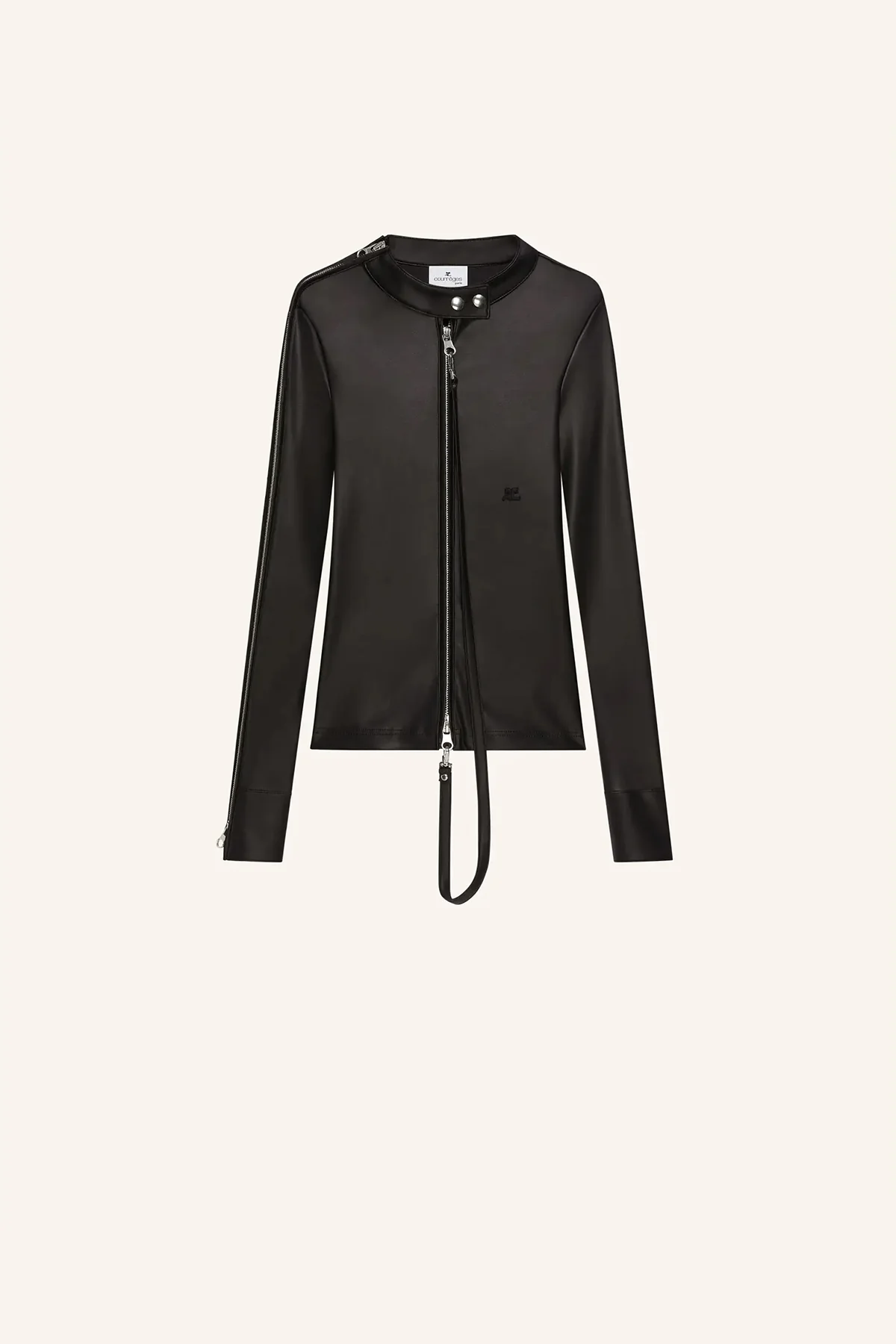 COURRÈGES | ZIPPED BIKER TOP