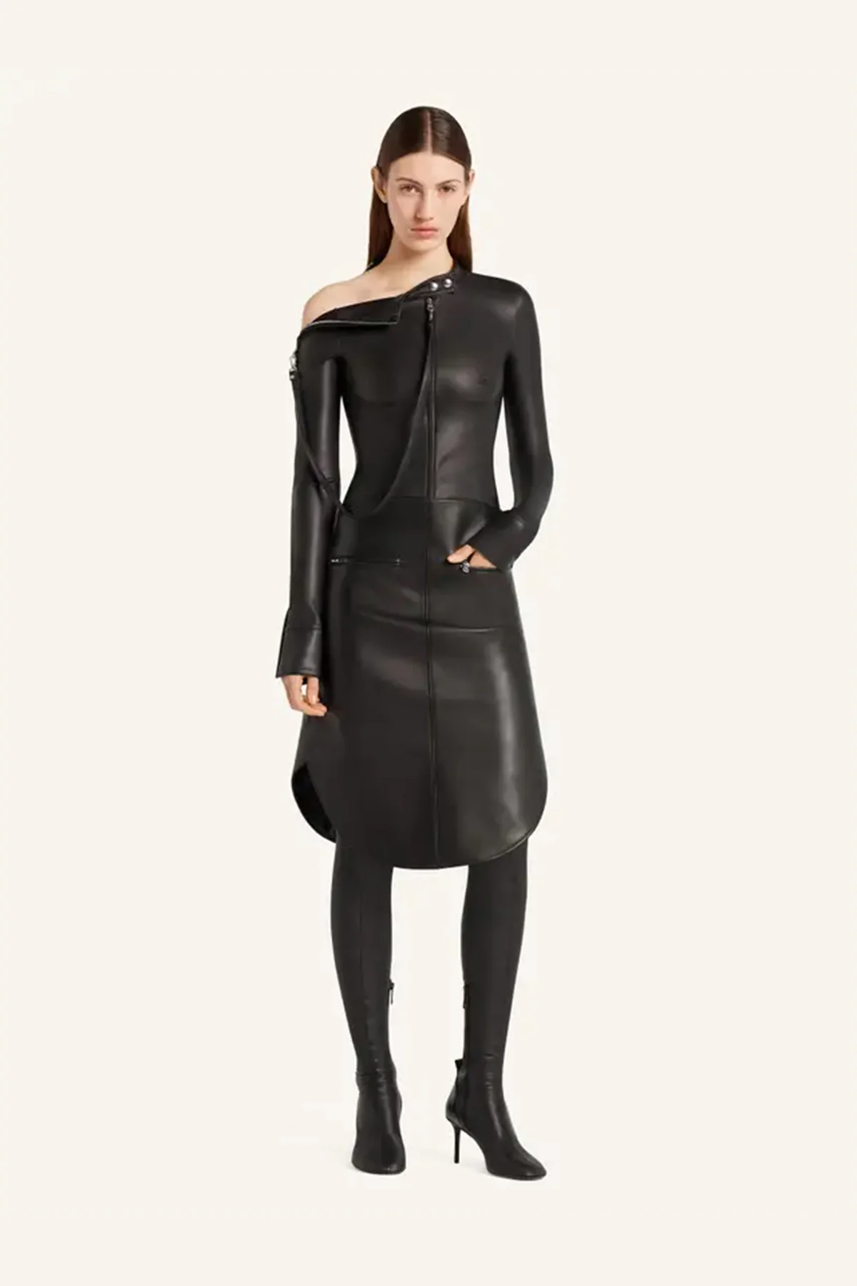 COURRÈGES | ZIPPED BIKER TOP - Image 2