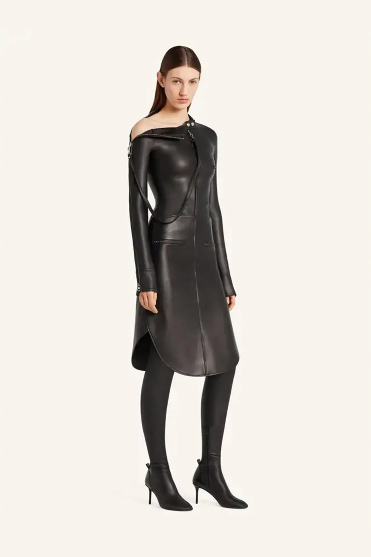 COURRÈGES | ZIPPED BIKER TOP - Image 3