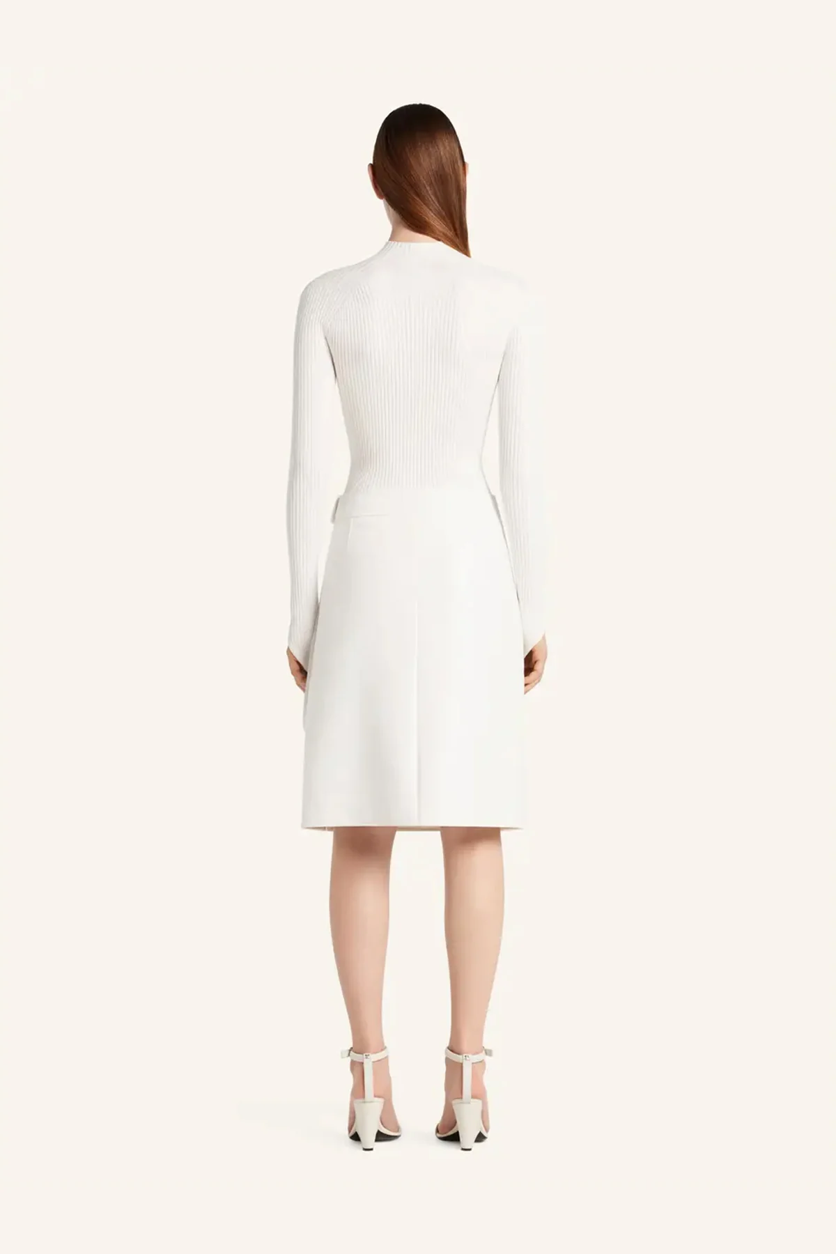 COURRÈGES | ZIPPED VINYL SKIRT - Image 4