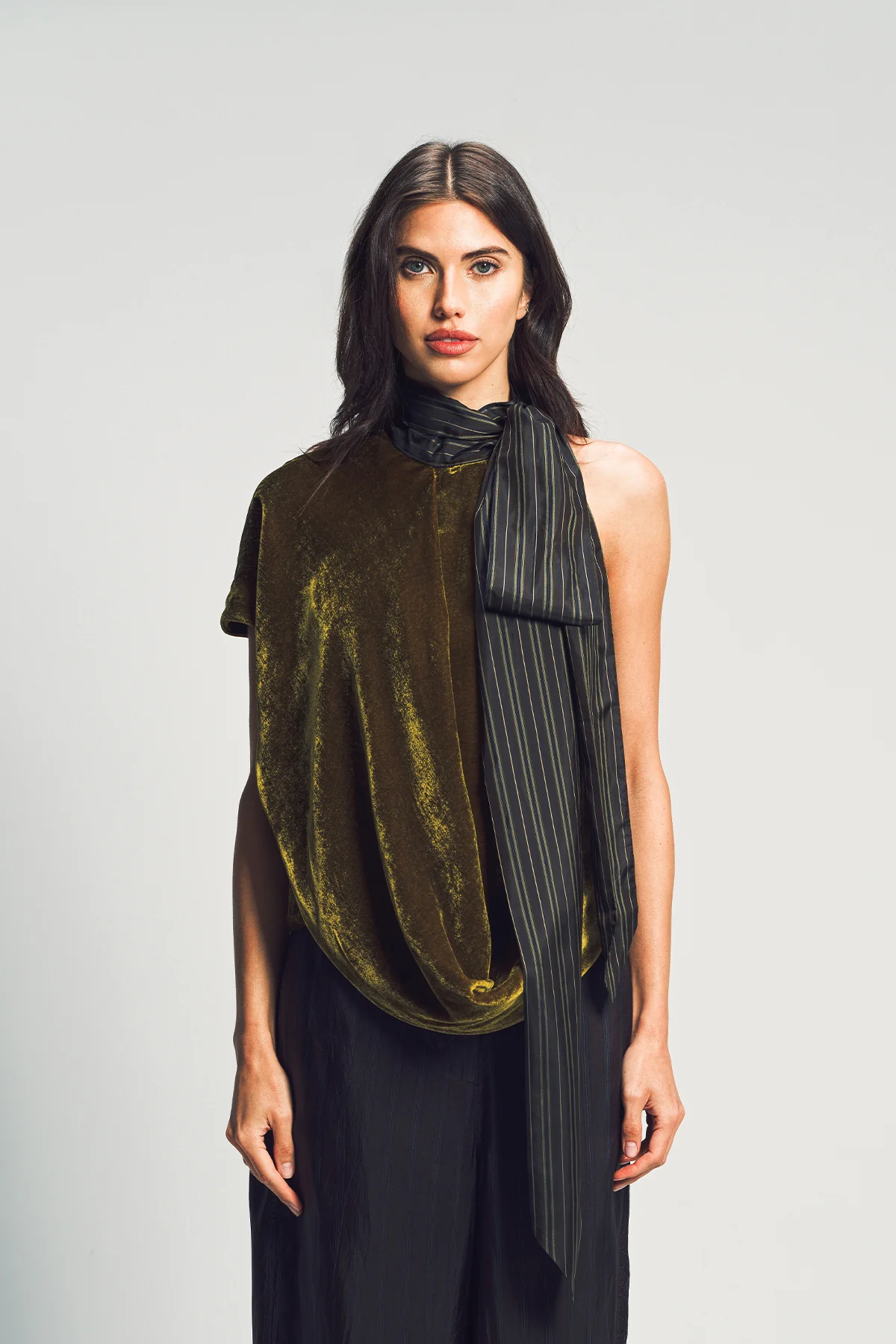 DRIES VAN NOTEN | CRESTA VELVET TOP - Image 2