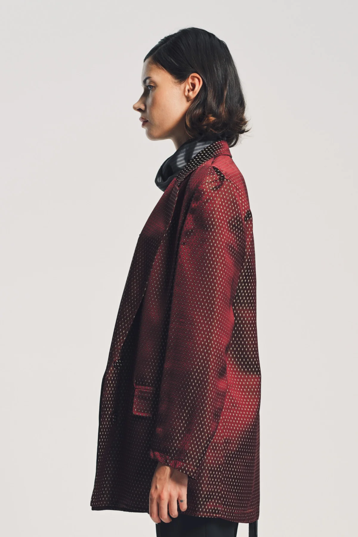 DRIES VAN NOTEN | DIAMOND JACQUARD BLAZER - Image 3
