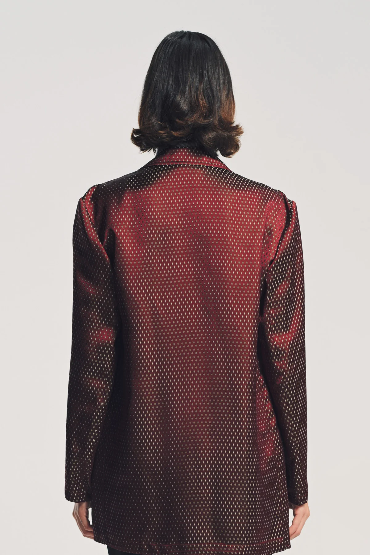 DRIES VAN NOTEN | DIAMOND JACQUARD BLAZER - Image 4