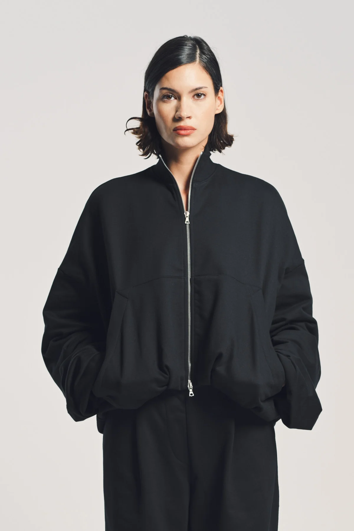 DRIES VAN NOTEN | DRAPED JERSEY JACKET - Image 2