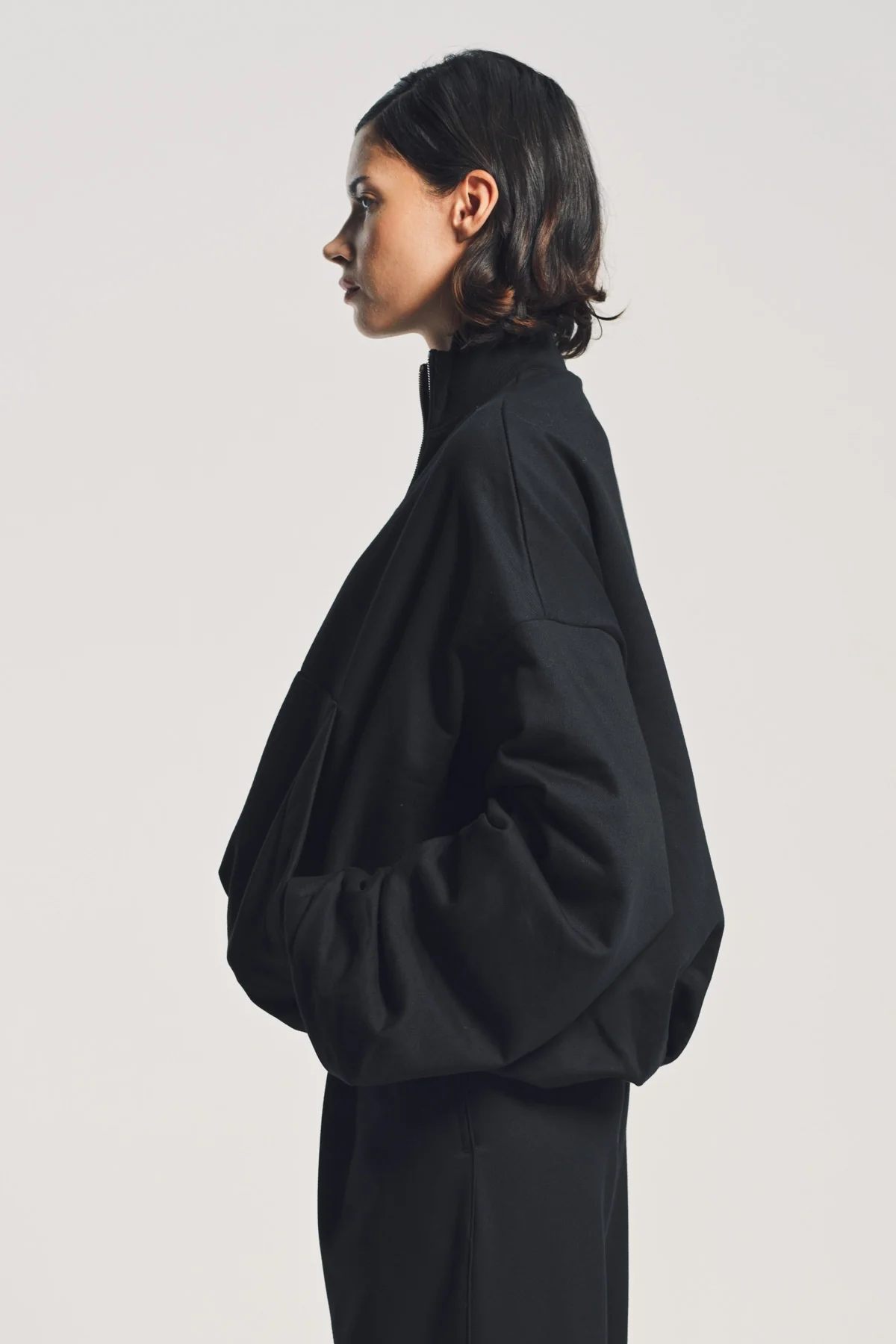 DRIES VAN NOTEN | DRAPED JERSEY JACKET - Image 3