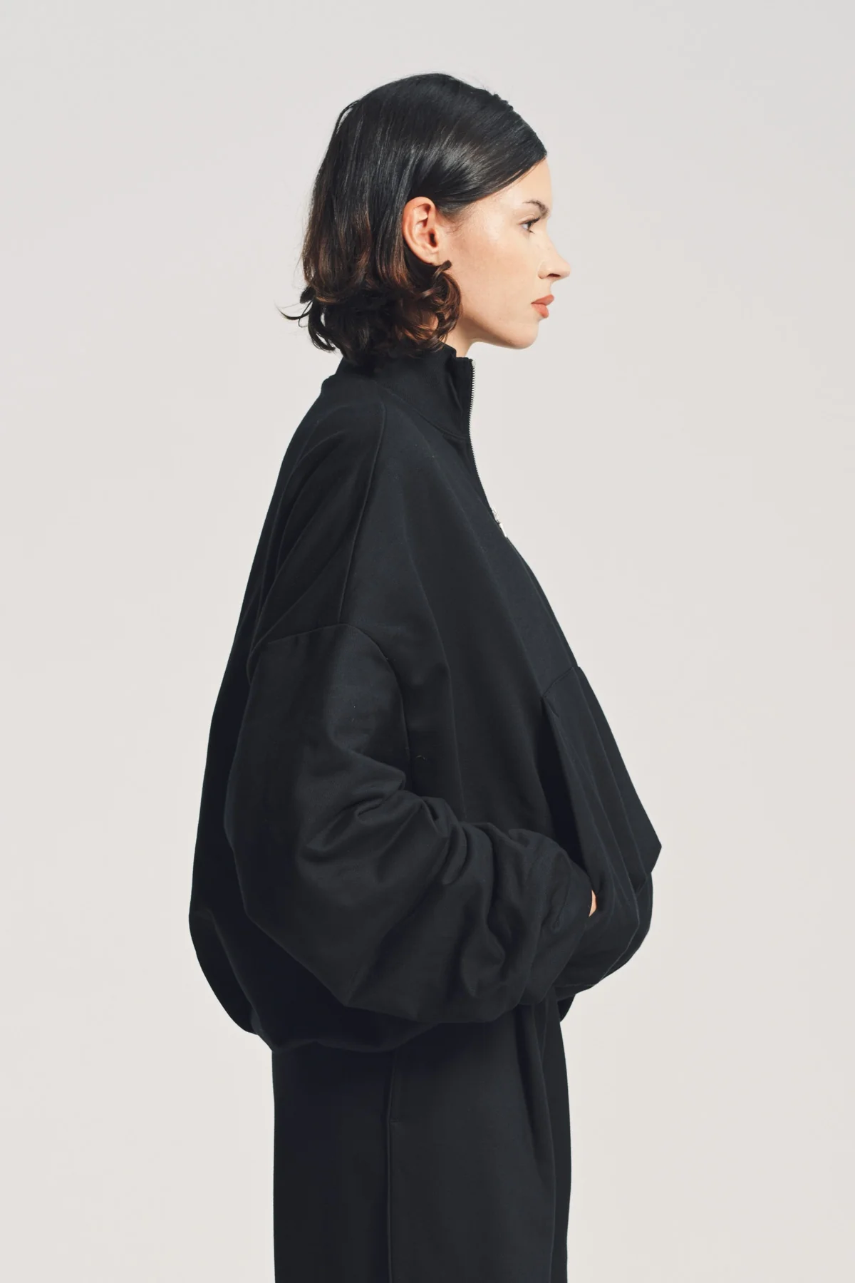 DRIES VAN NOTEN | DRAPED JERSEY JACKET - Image 5