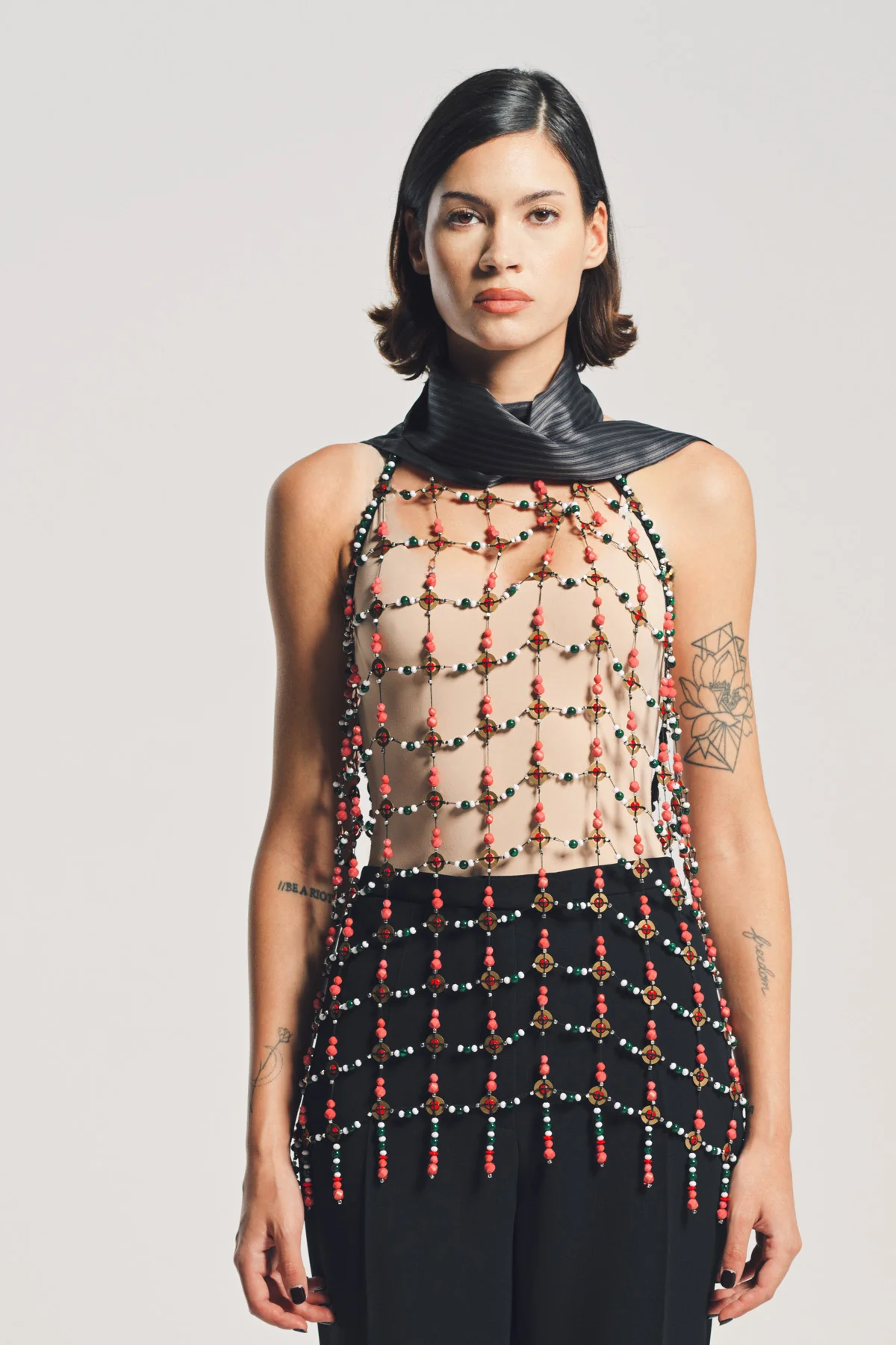 DRIES VAN NOTEN | EMBELLISHED HALTER TOP - Image 2