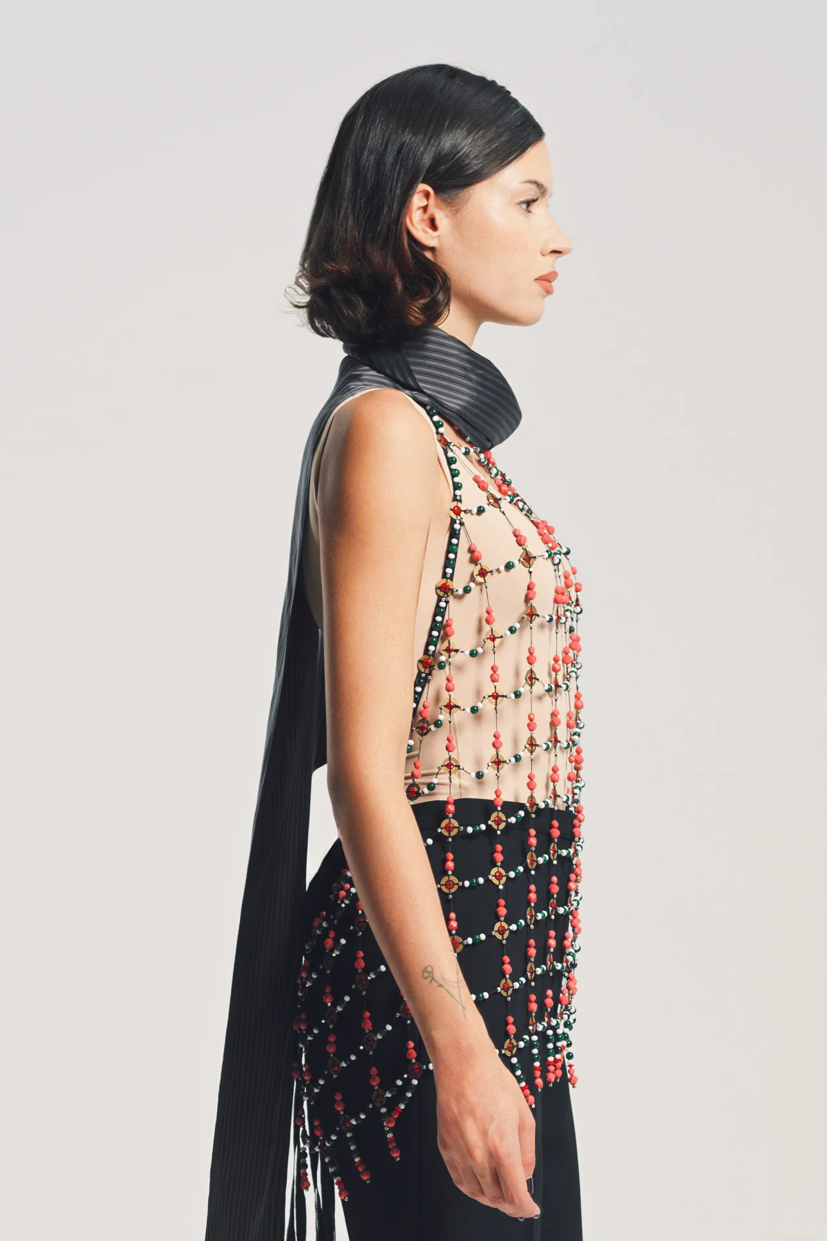DRIES VAN NOTEN | EMBELLISHED HALTER TOP - Image 5